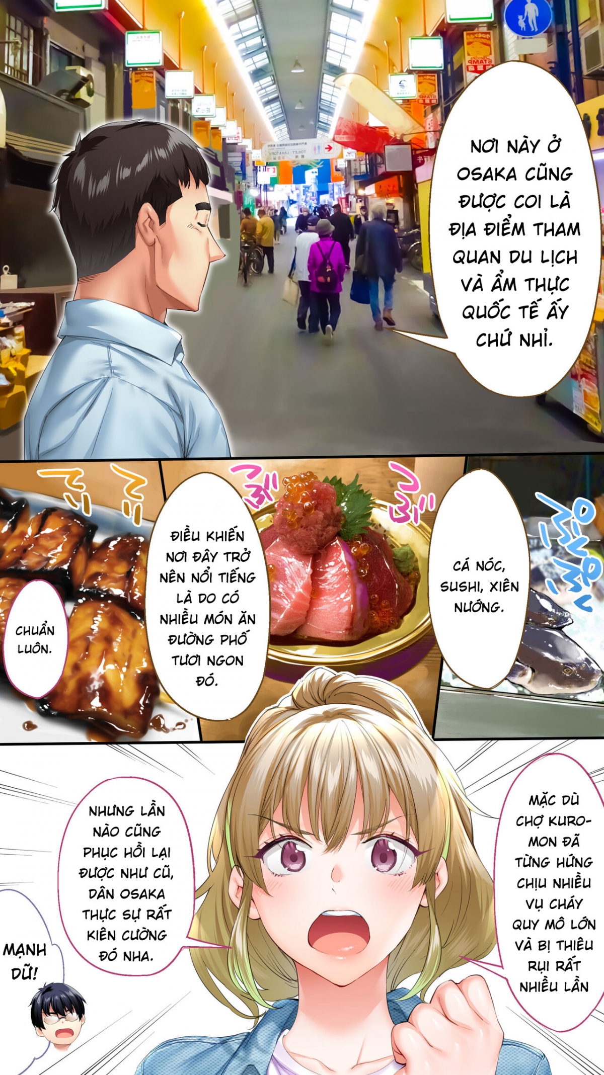 manhwax10.com - Truyện Manhwa Panpan Travelers Oosaka Shuudan Rapehen Chương Oneshot Trang 16