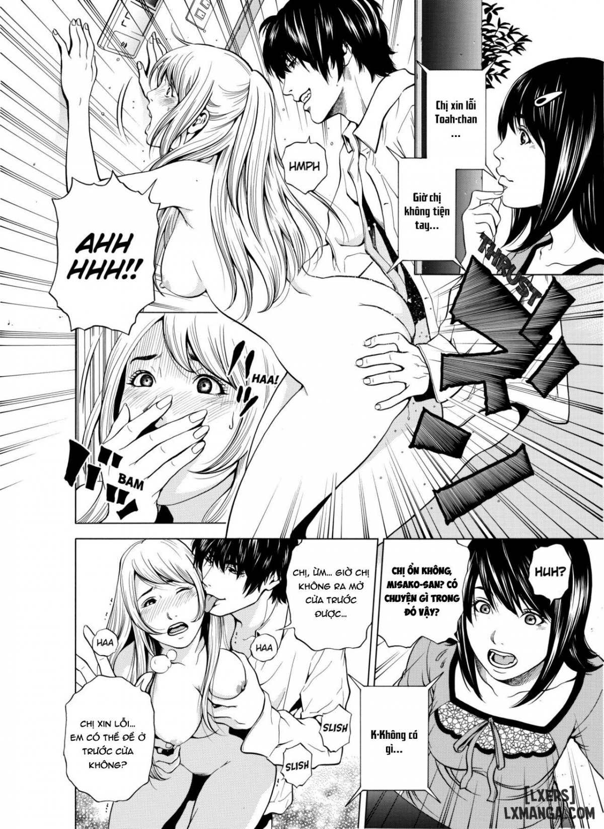 manhwax10.com - Truyện Manhwa Netorareru.~ Tsuma ga Ochi Yuku Hen'ai Kairaku no Hate ni... Chương 3 END Trang 5