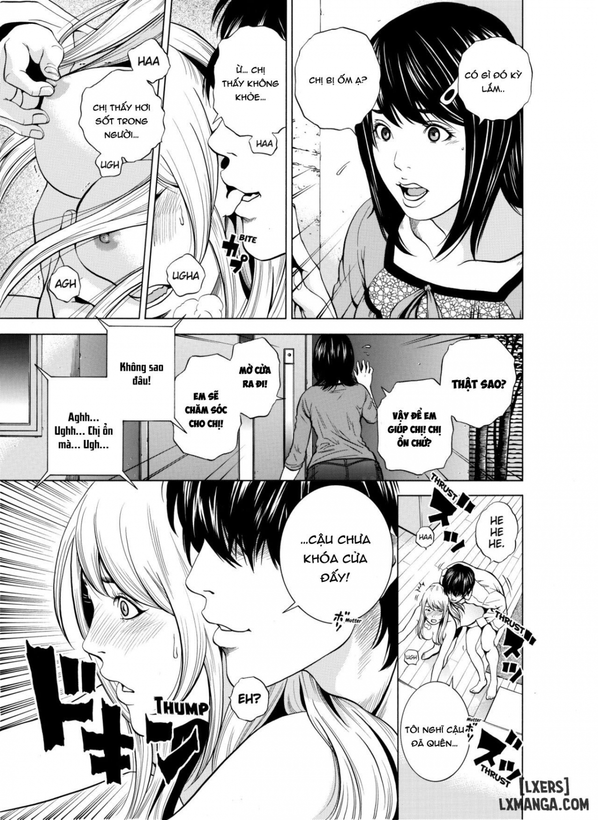 manhwax10.com - Truyện Manhwa Netorareru.~ Tsuma ga Ochi Yuku Hen'ai Kairaku no Hate ni... Chương 3 END Trang 6