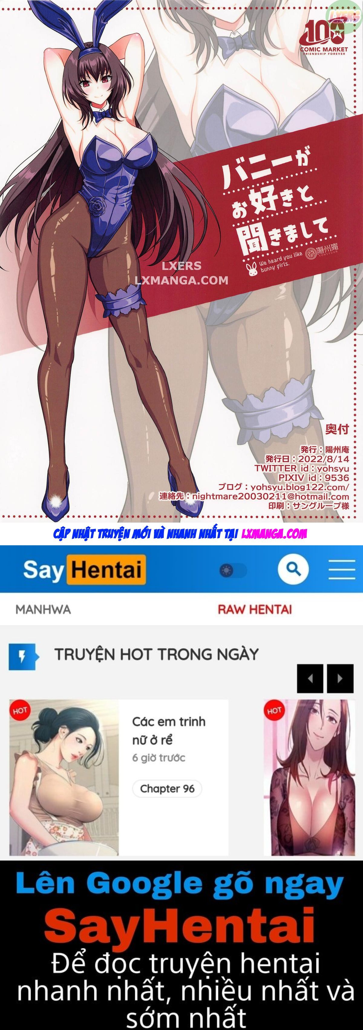 manhwax10.com - Truyện Manhwa We Heard You Like Bunny Girls. Chương Oneshot Trang 27