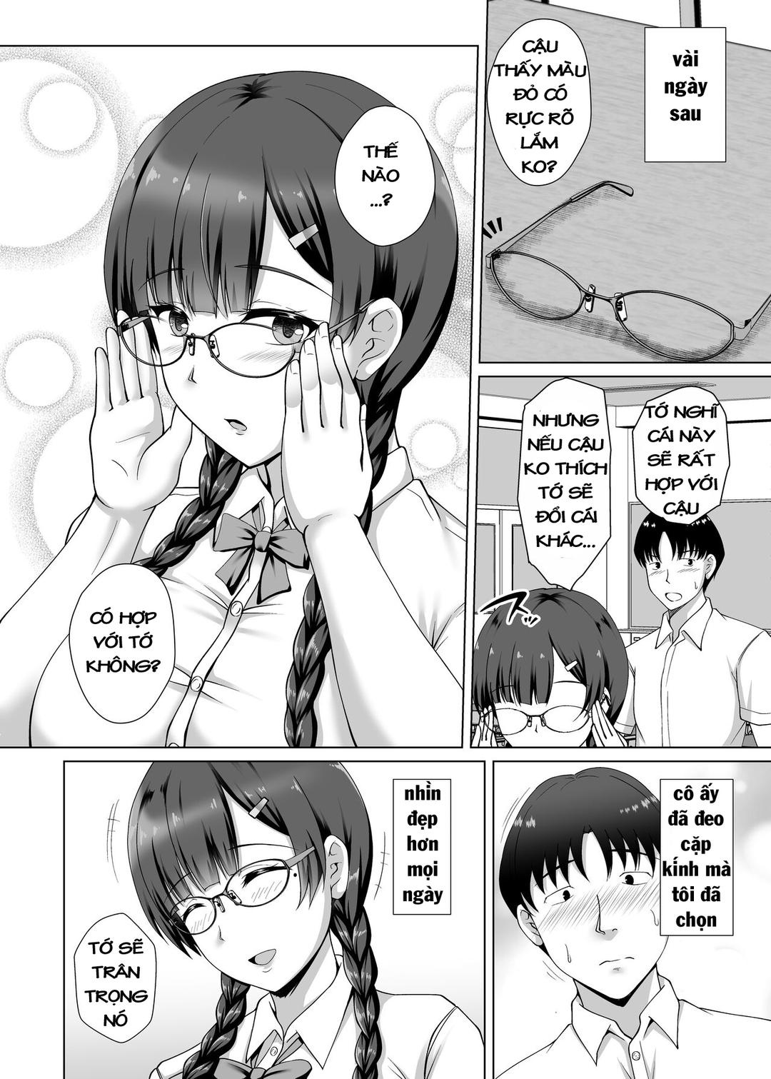 manhwax10.com - Truyện Manhwa Kanojo ga Megane o Hazushita Wake ~Kataomoi no Kyonyuu Iinchou ga Yarichin Kareshi ni Somerareru made~ Chương Oneshot Trang 11