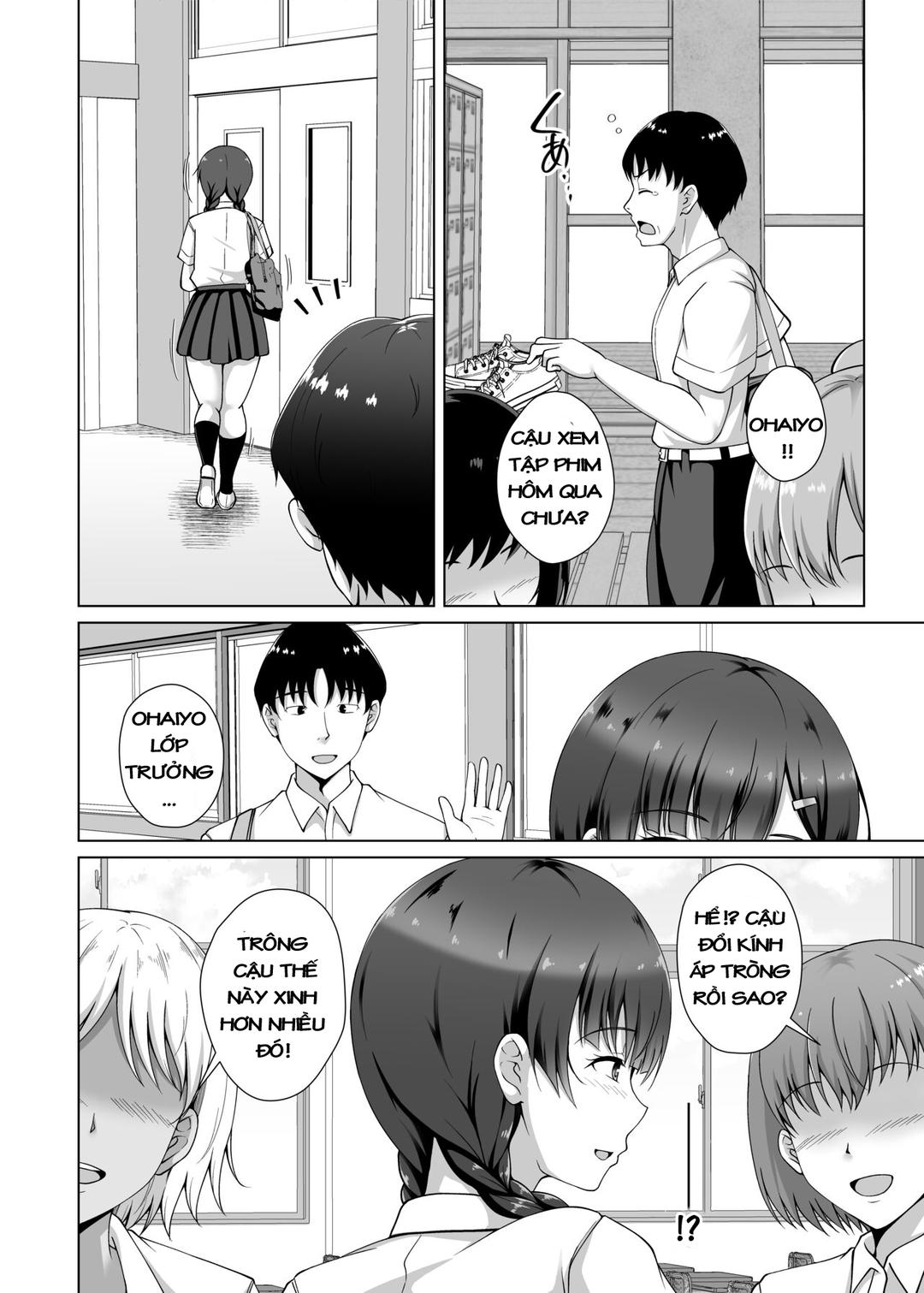 manhwax10.com - Truyện Manhwa Kanojo ga Megane o Hazushita Wake ~Kataomoi no Kyonyuu Iinchou ga Yarichin Kareshi ni Somerareru made~ Chương Oneshot Trang 33