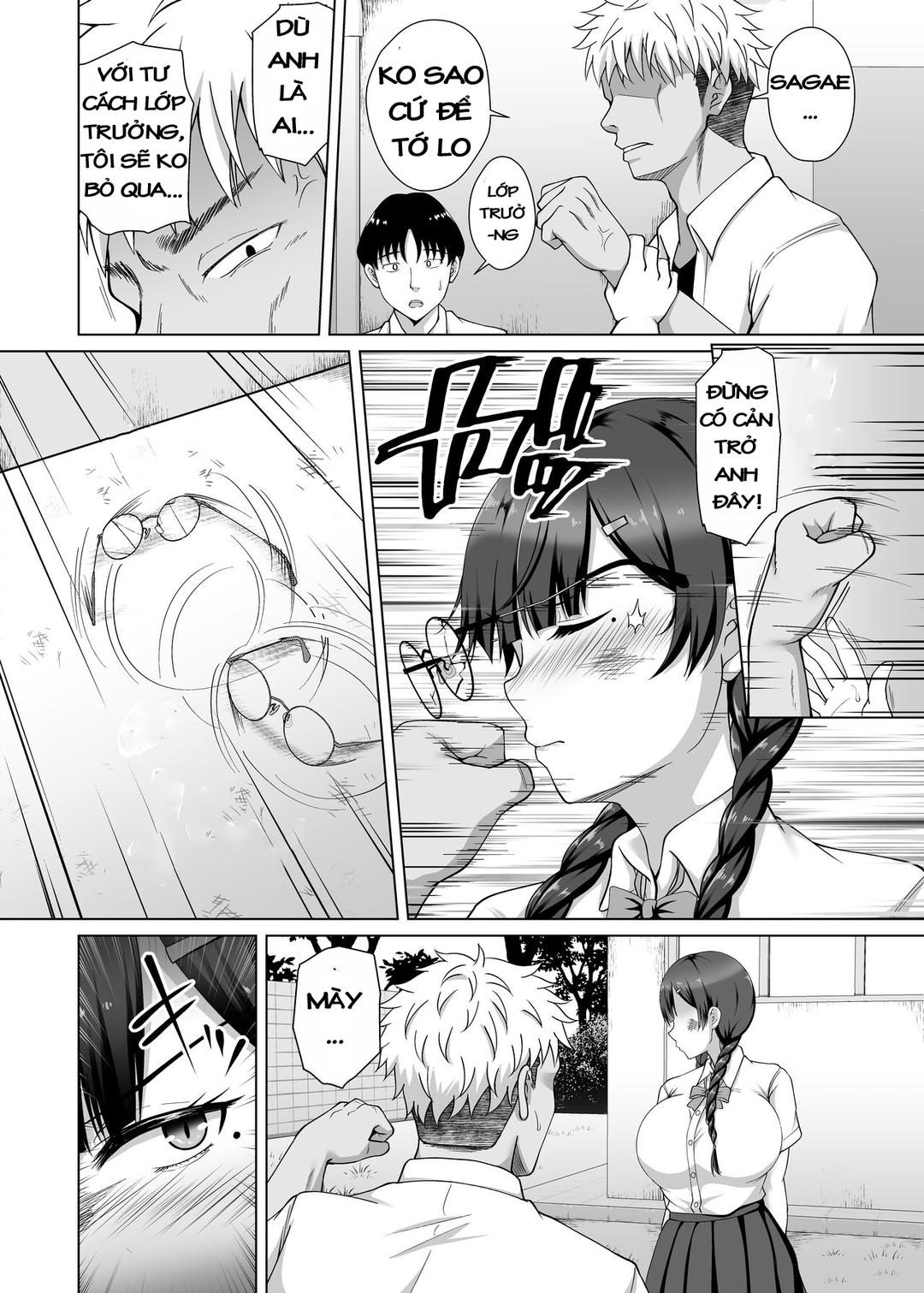 manhwax10.com - Truyện Manhwa Kanojo ga Megane o Hazushita Wake ~Kataomoi no Kyonyuu Iinchou ga Yarichin Kareshi ni Somerareru made~ Chương Oneshot Trang 7