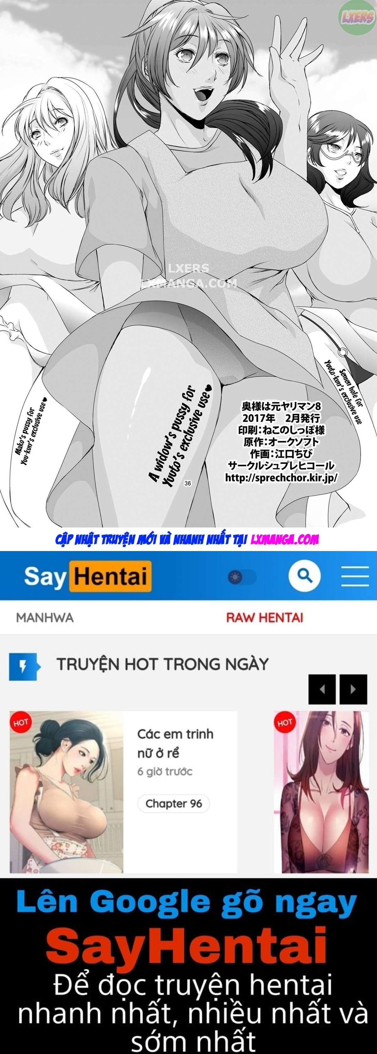 manhwax10.com - Truyện Manhwa Oku-sama wa Moto Yariman Chương 8 END Trang 40