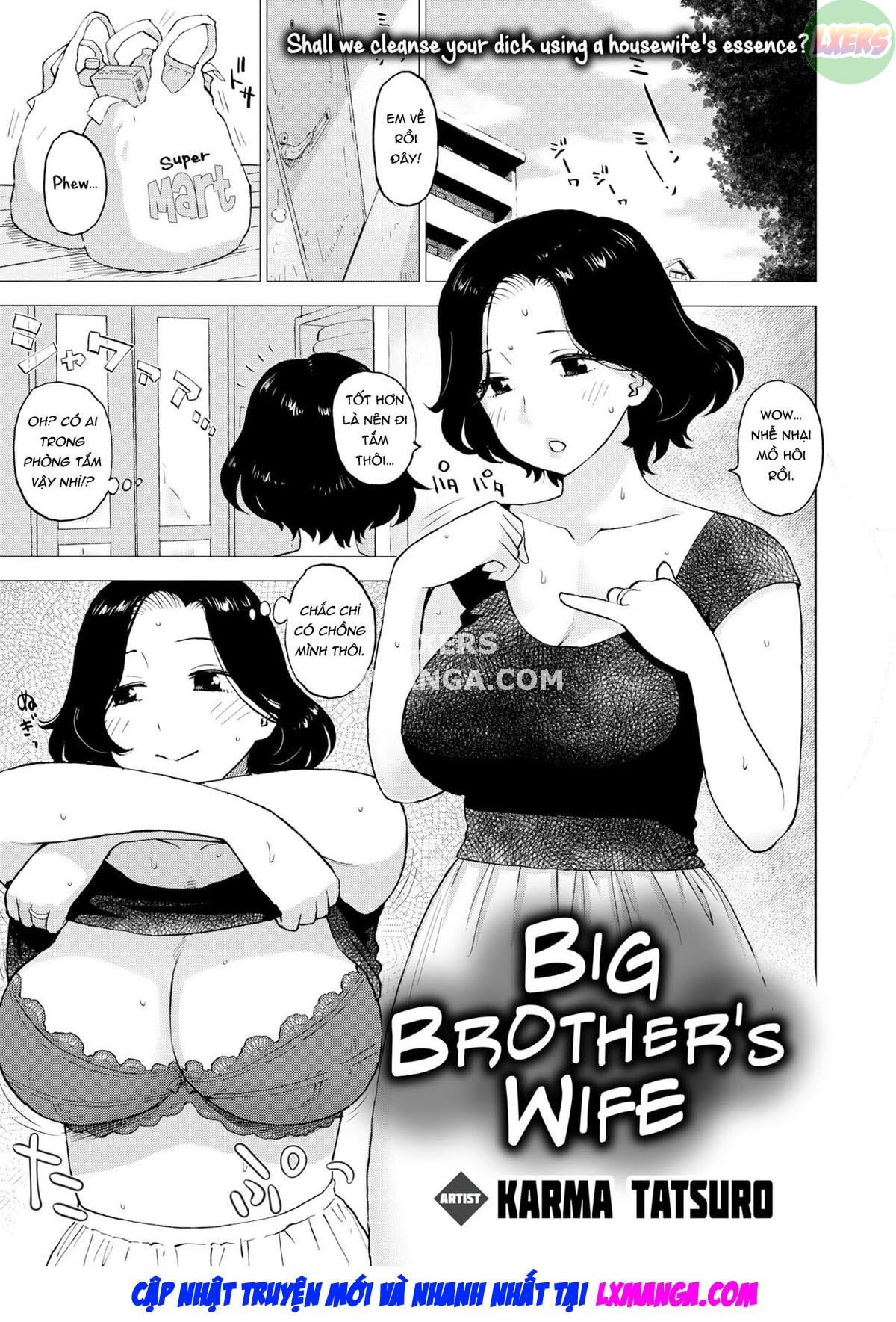 manhwax10.com - Truyện Manhwa Big Brother's Wife Chương Oneshot Trang 4