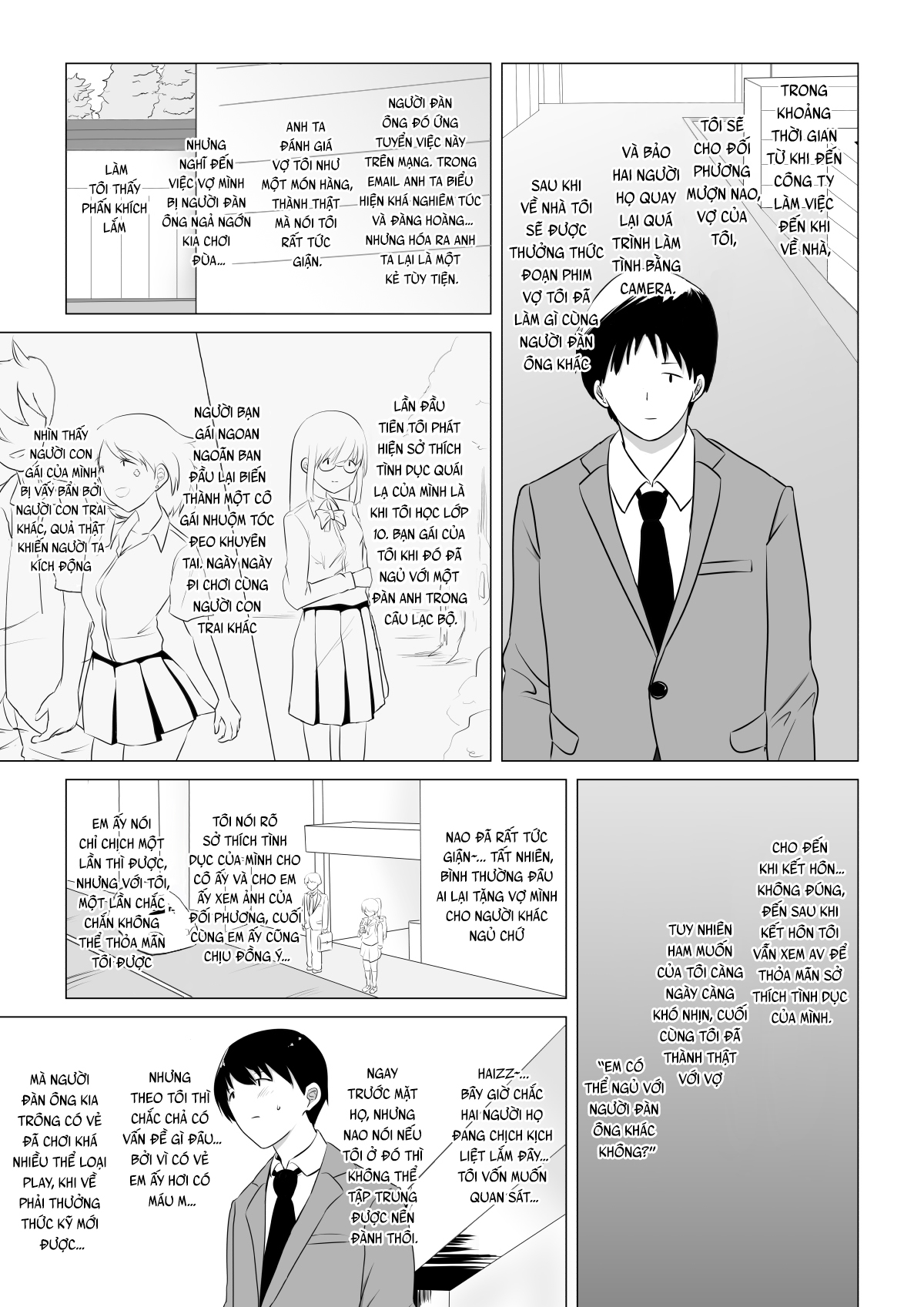 manhwax10.com - Truyện Manhwa Aisuru Tsuma o Hoka no Otoko ni Dakaseta Hanashi Chương Oneshot Trang 8