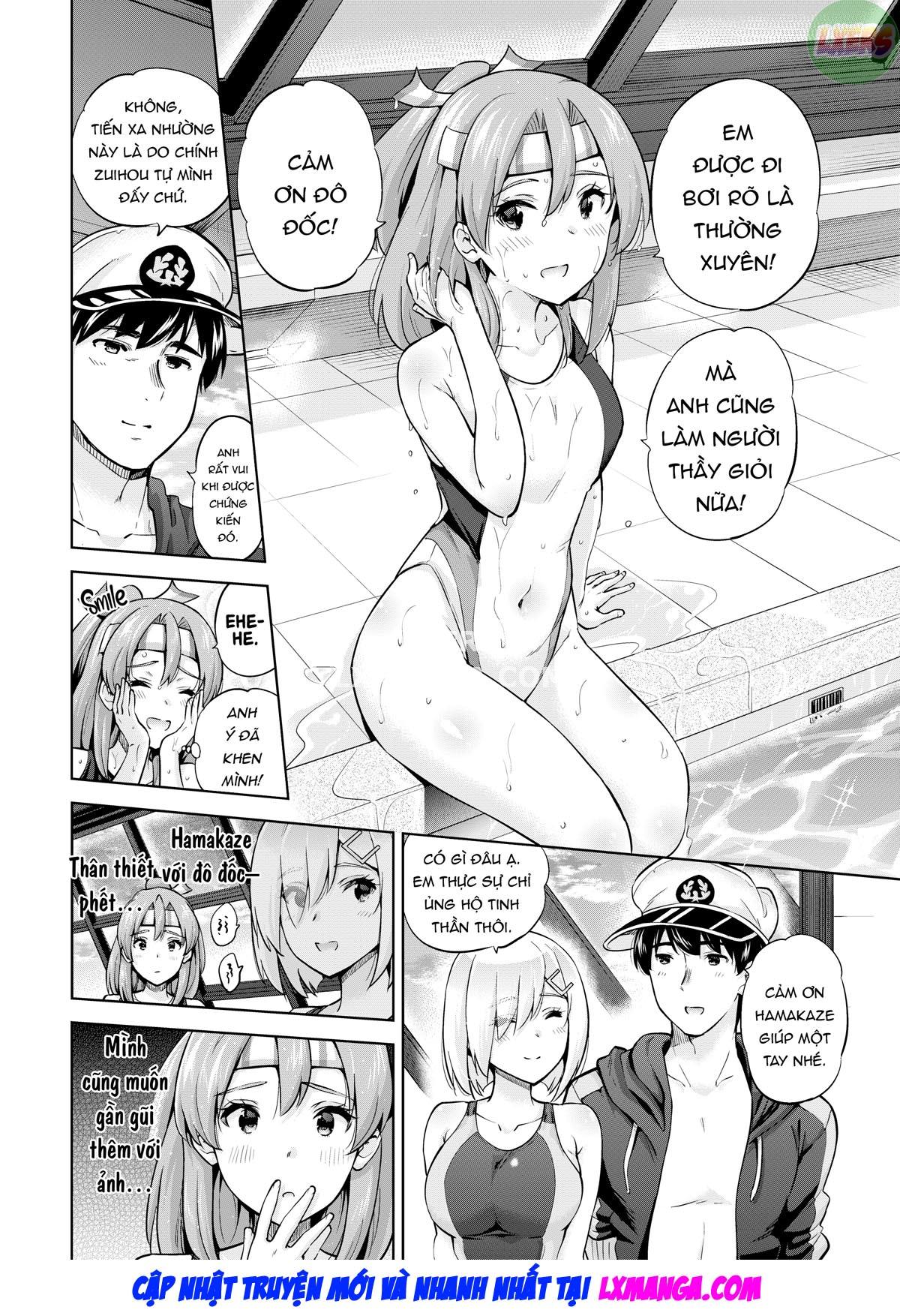 Zuihou and Hamakaze in Racing Swimsuits Chương Oneshot Trang 6