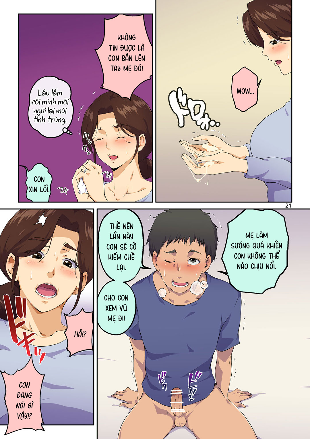 manhwax10.com - Truyện Manhwa Tôi bày tỏ với mẹ và mẹ đã cho tôi xxx Chương Oneshot Trang 22