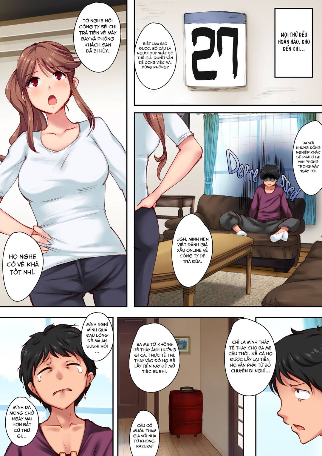 manhwax10.com - Truyện Manhwa Ở nhà một mình đùa giỡn cùng bạn thuở nhỏ Chương Oneshot Trang 8