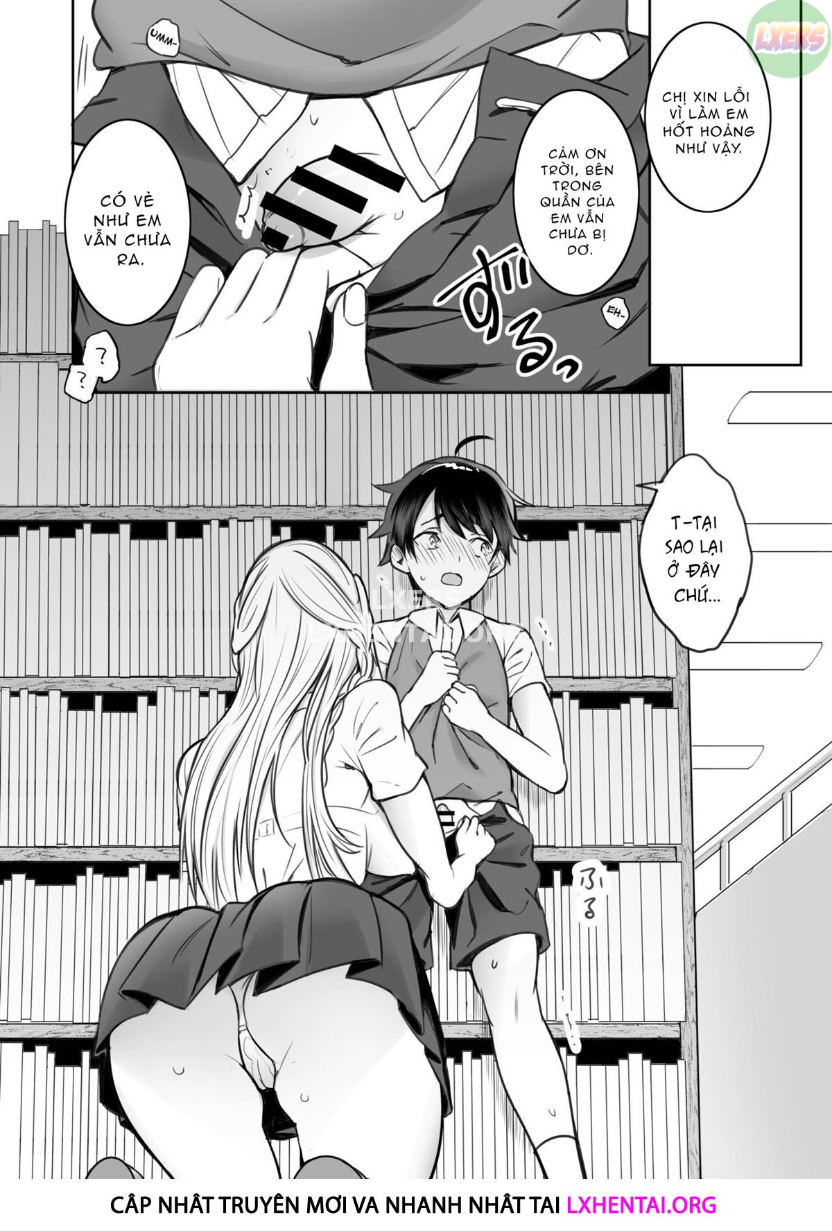 manhwax10.com - Truyện Manhwa A Story About The Lewd Things The Onee-San I Met At The Library Does To Me Chương Oneshot Trang 9