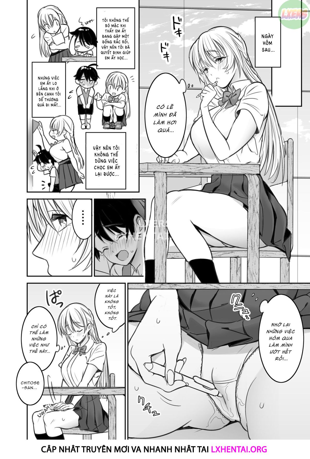 manhwax10.com - Truyện Manhwa A Story About The Lewd Things The Onee-San I Met At The Library Does To Me Chương Oneshot Trang 13