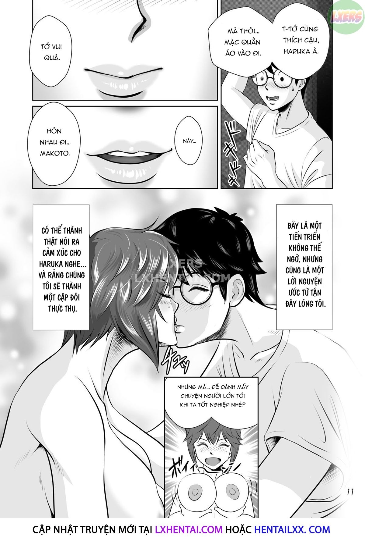 manhwax10.com - Truyện Manhwa Cucked With My Childhood Friend Haruka The Critical Moment!! Chương 1 Trang 16