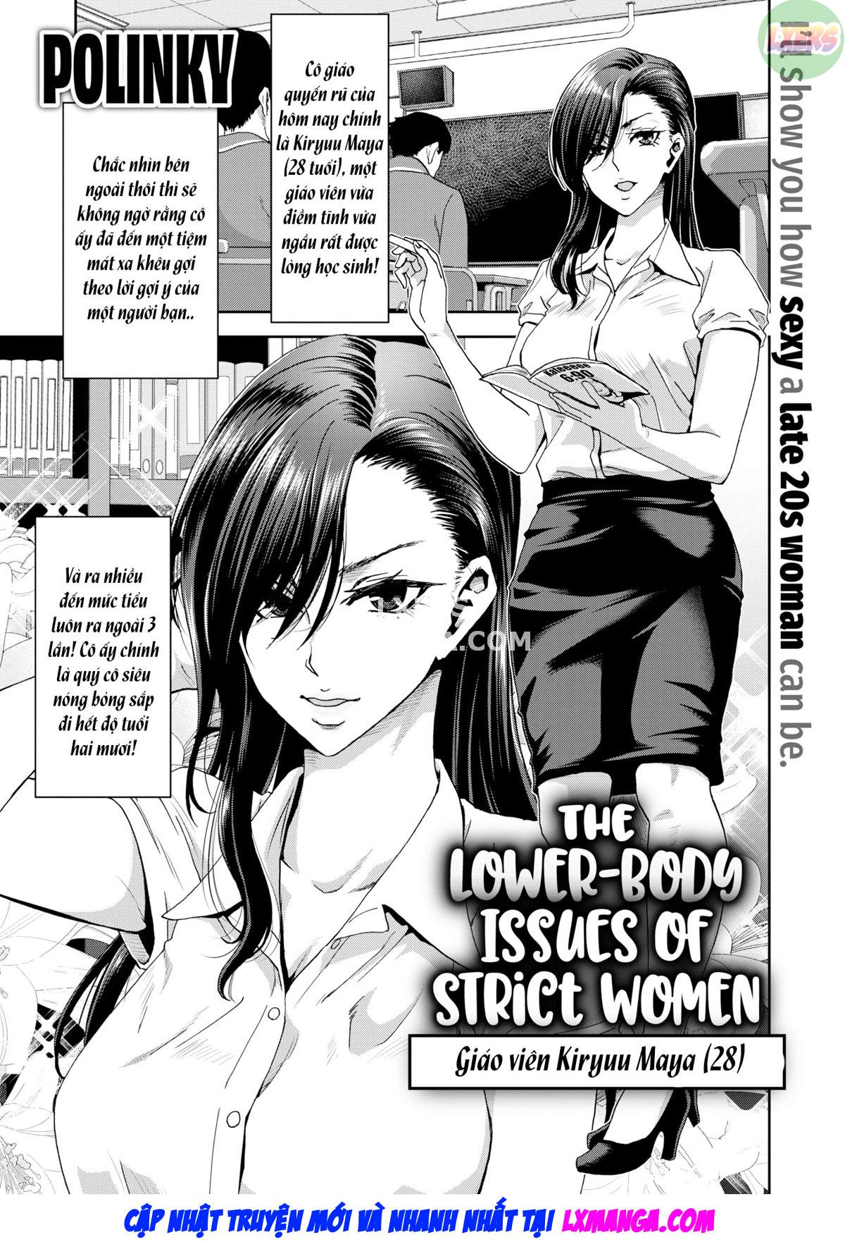 manhwax10.com - Truyện Manhwa The Lower-Body Issues of Strict Women - Teacher Kiryuu Maya (28) Chương Oneshot Trang 4