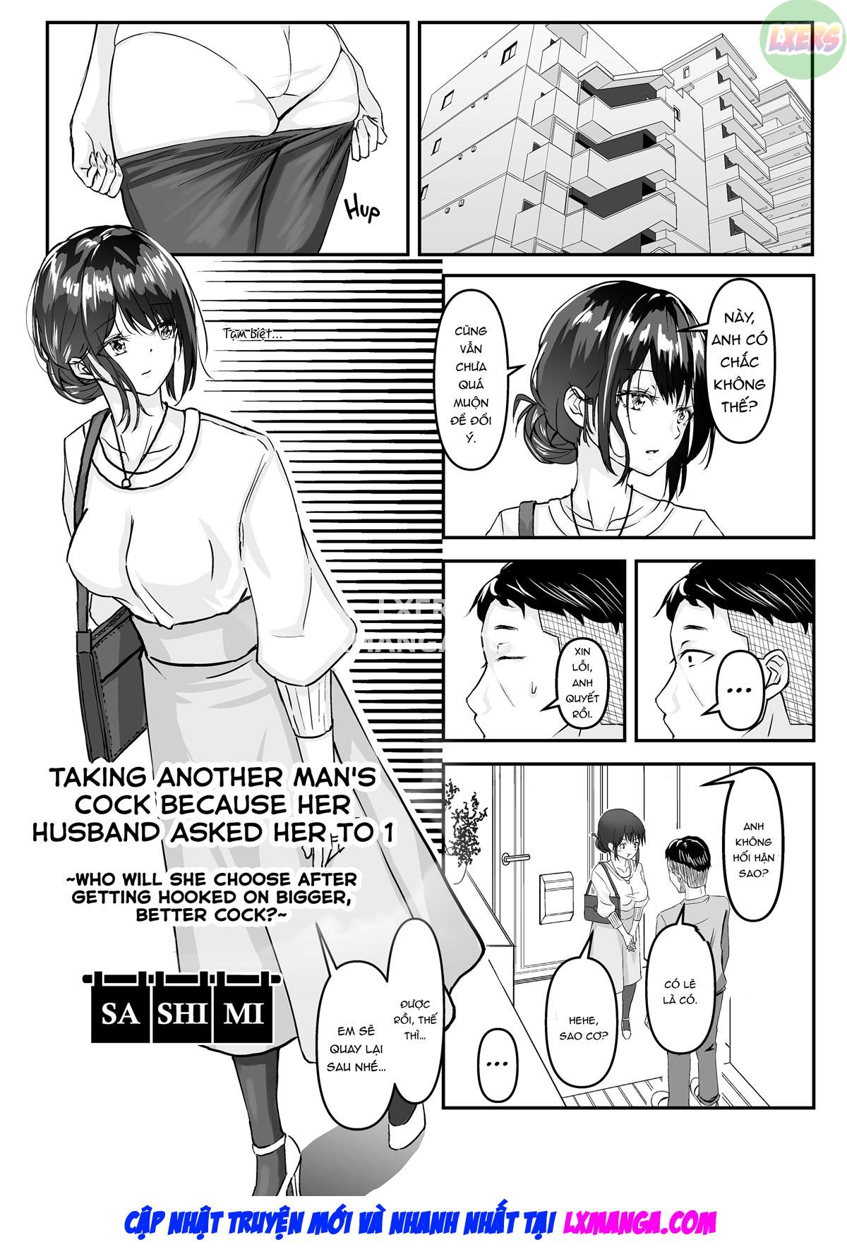 manhwax10.com - Truyện Manhwa Taking Another Man's Cock Because Her Husband Asked Her To Chương Oneshot Trang 5