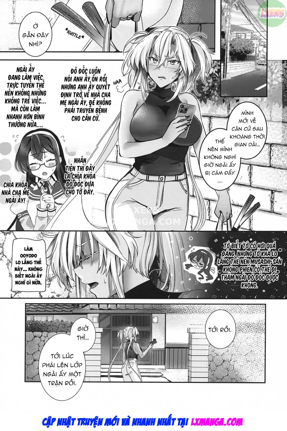 manhwax10.com - Truyện Manhwa Musashi-san no Yoru Jijou Anata no Ai Kagi Hen Chương Oneshot Trang 7