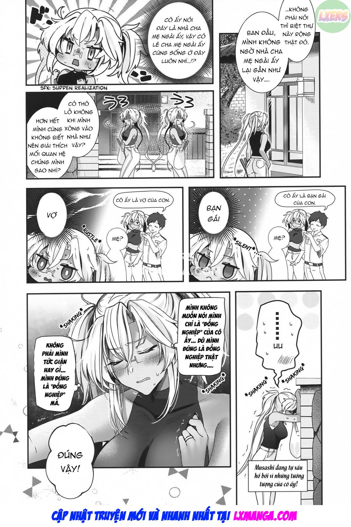 manhwax10.com - Truyện Manhwa Musashi-san no Yoru Jijou Anata no Ai Kagi Hen Chương Oneshot Trang 8