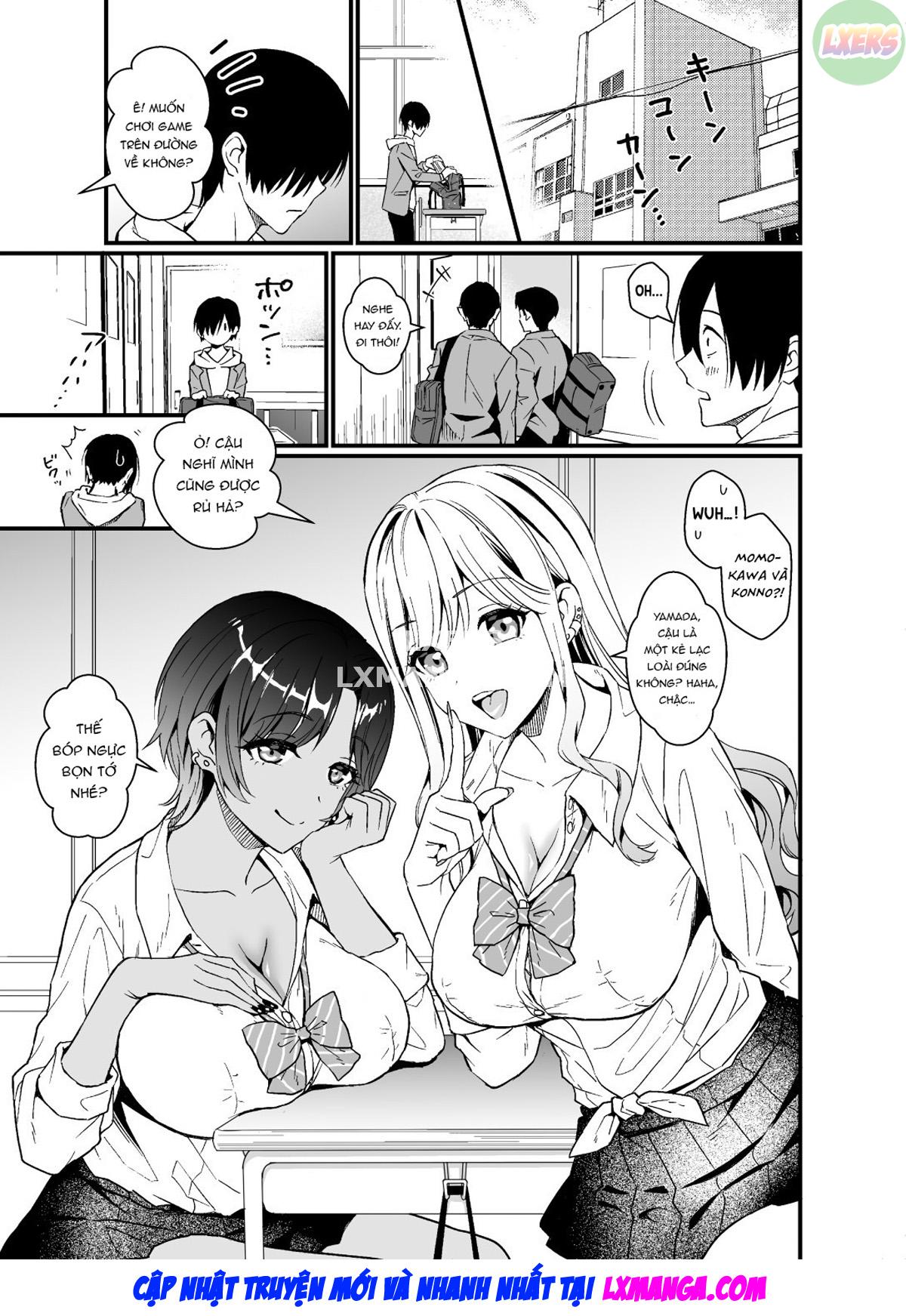 manhwax10.com - Truyện Manhwa That Time Gyarus Asked Me to Grope their Tits After Class Chương Oneshot Trang 6