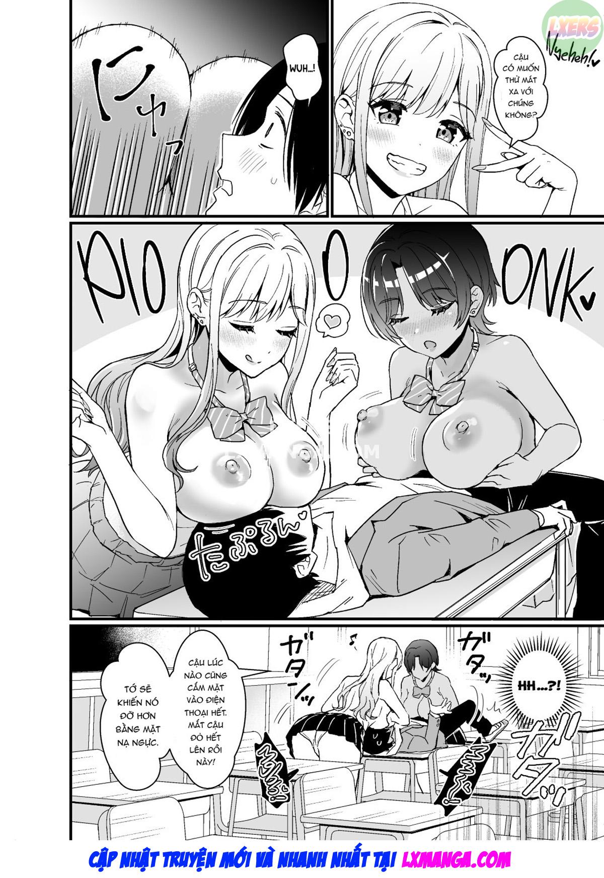 manhwax10.com - Truyện Manhwa That Time Gyarus Asked Me to Grope their Tits After Class Chương Oneshot Trang 13