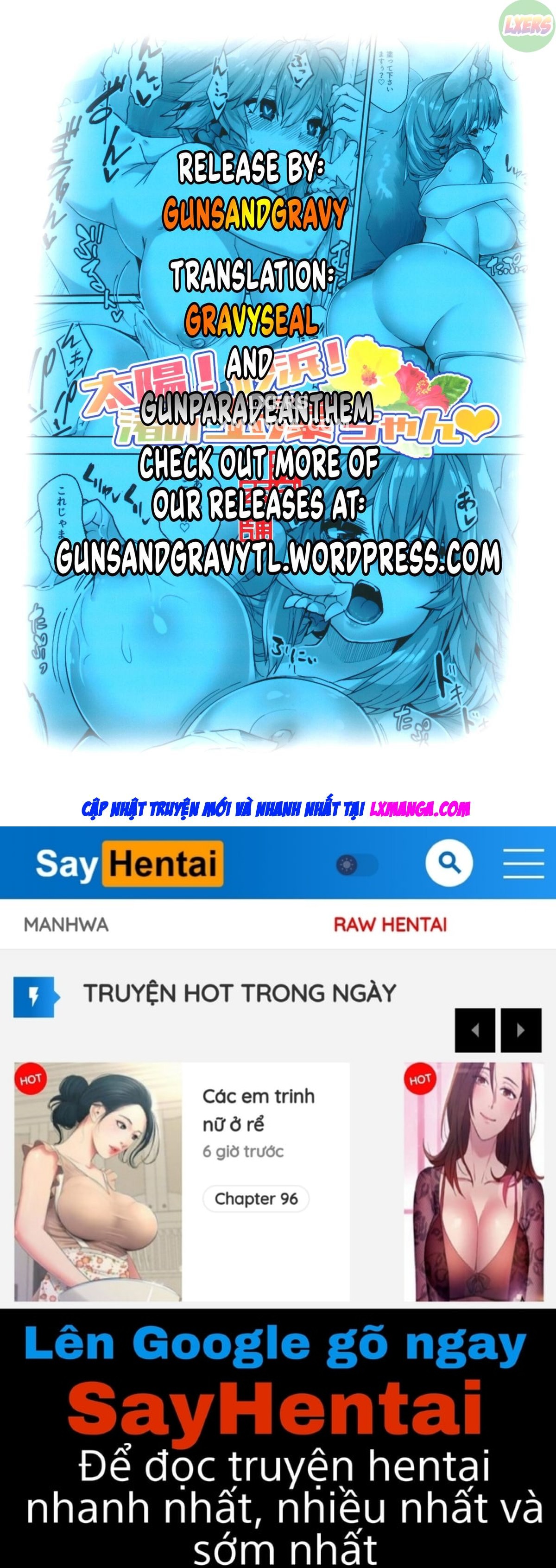 manhwax10.com - Truyện Manhwa The Sun! The Beach! Beachside Tamamo-chan Chương Oneshot Trang 34