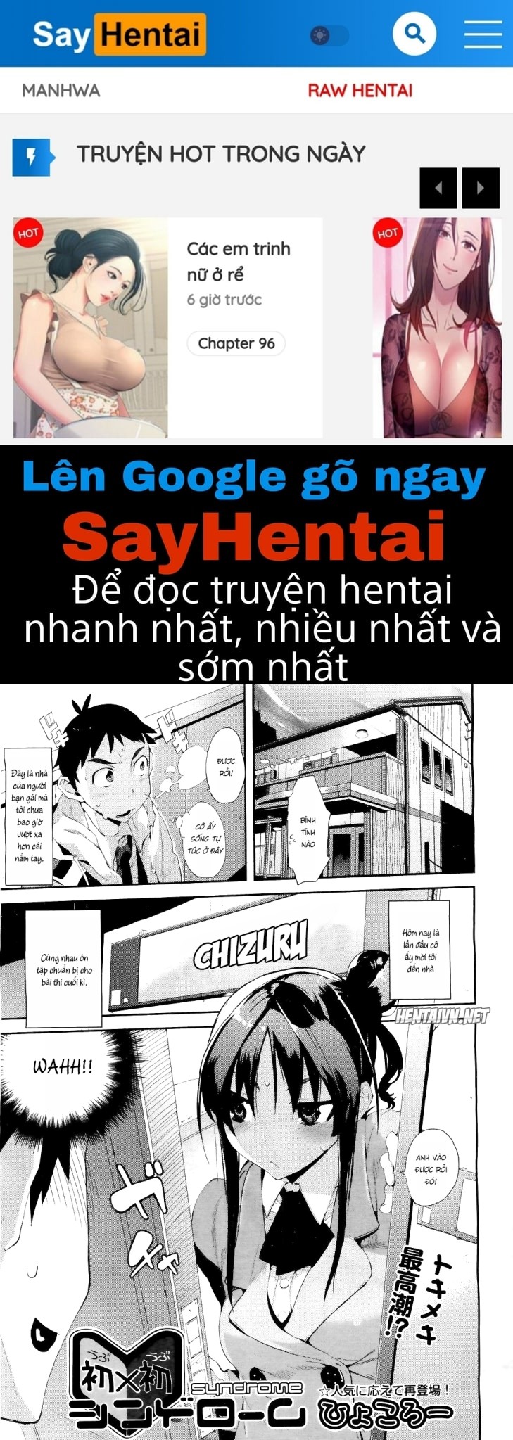 manhwax10.com - Truyện Manhwa Hatsu x Hatsu Syndrome Chương Oneshot Trang 1