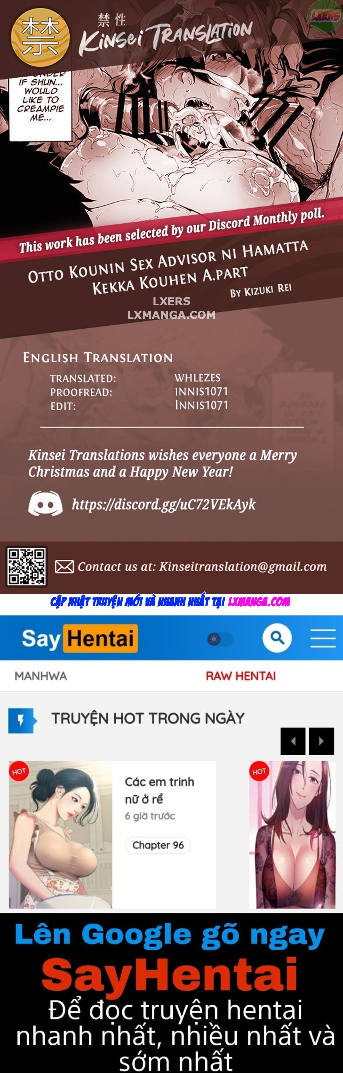 manhwax10.com - Truyện Manhwa Otto Kounin Sex Advisor ni Hamatta Kekka Chương 3 Trang 49