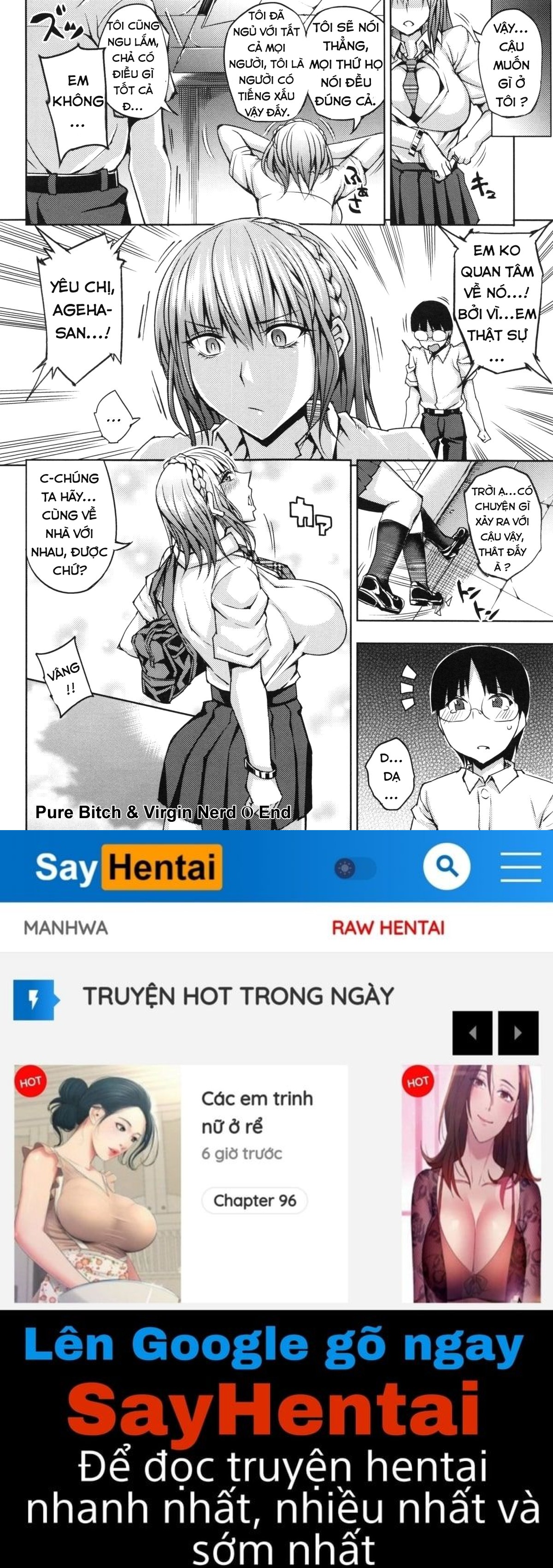 manhwax10.com - Truyện Manhwa Pure Bitch & Virgin Nerd Chương Oneshot Trang 21