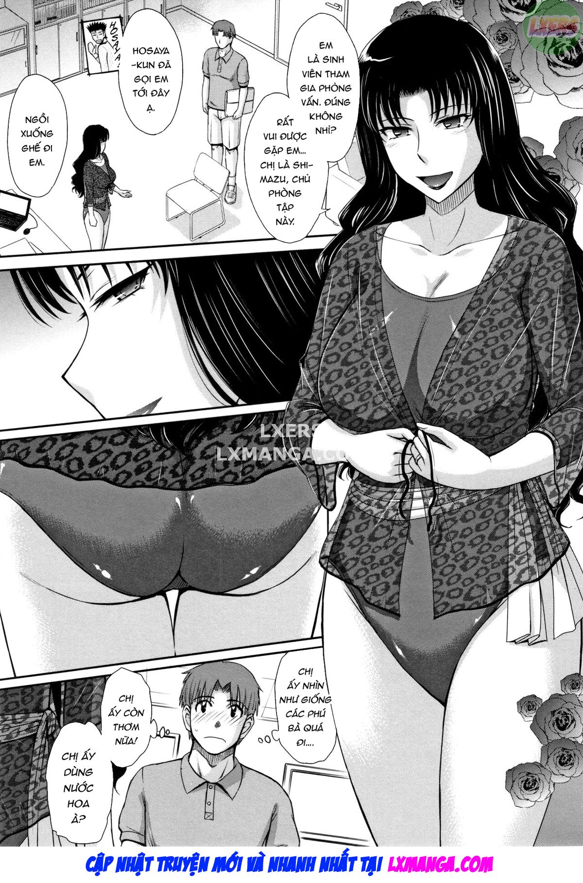 manhwax10.com - Truyện Manhwa Hitozuma, Mitsu to Niku Chương 2 Trang 3