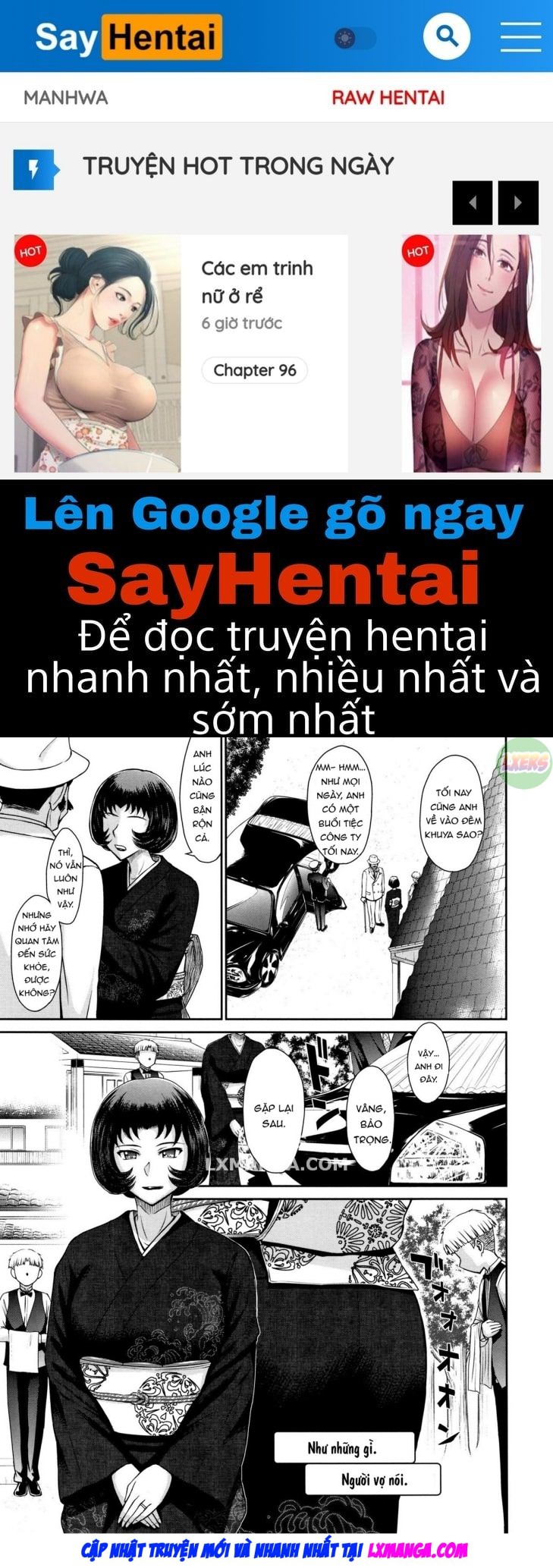 manhwax10.com - Truyện Manhwa Hitozuma, Mitsu to Niku Chương 6 Trang 1