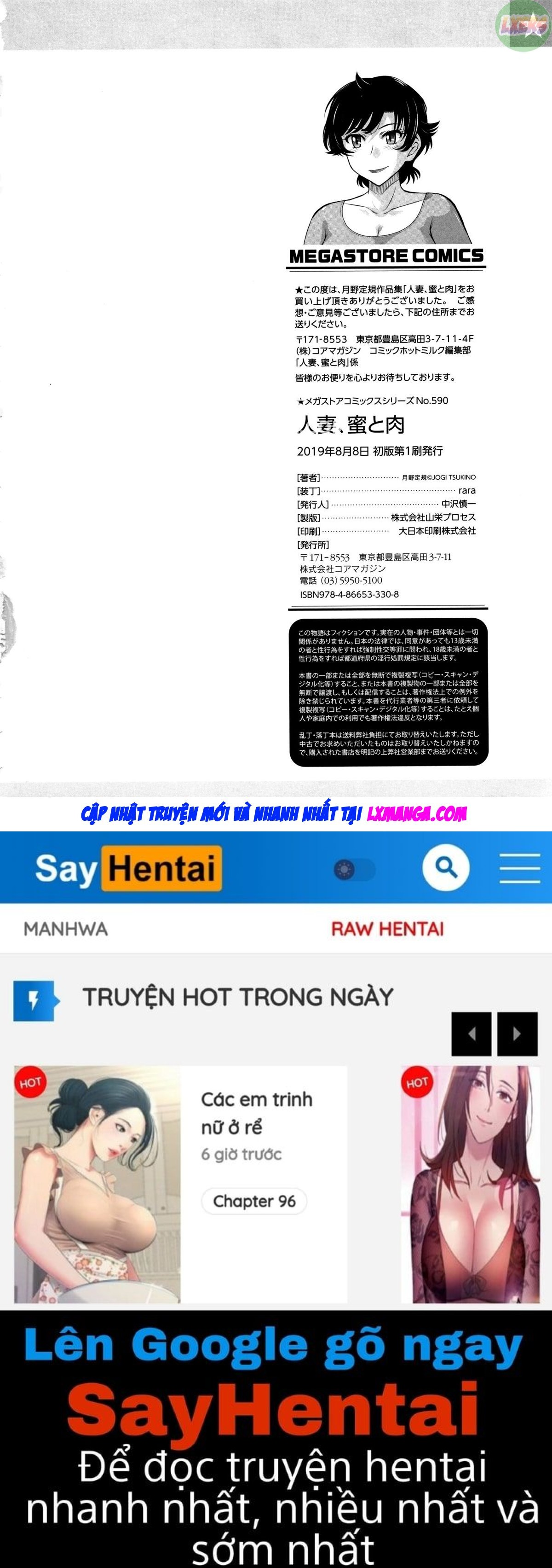 manhwax10.com - Truyện Manhwa Hitozuma, Mitsu to Niku Chương 9 END Trang 10