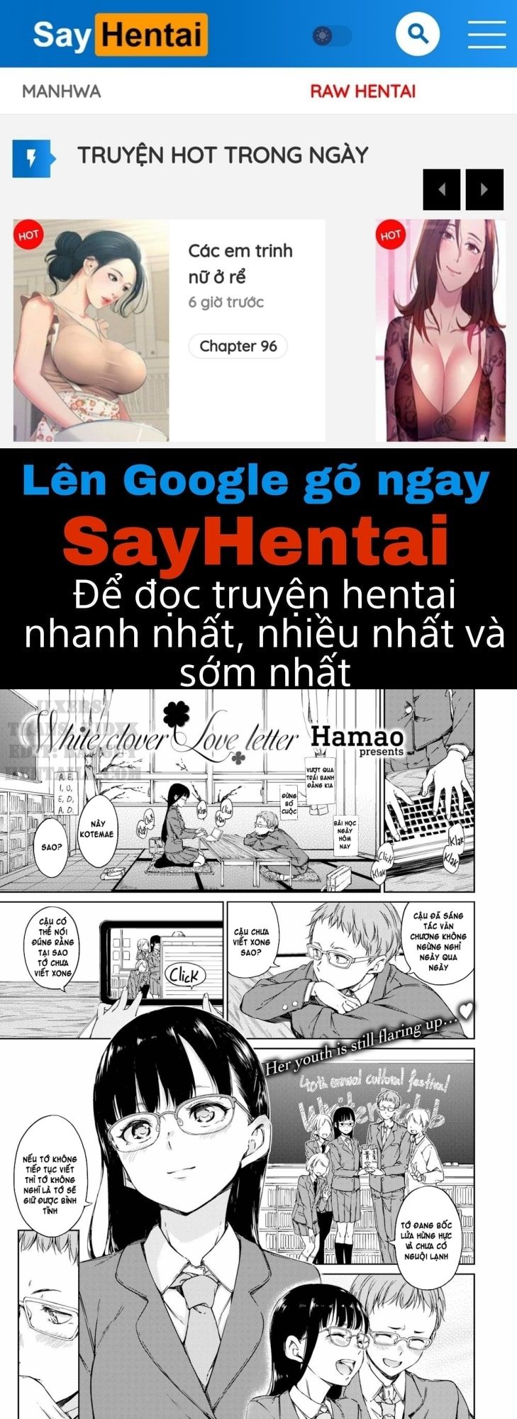 manhwax10.com - Truyện Manhwa Bức Thư Tình Cỏ Ba Lá Chương B c Th T nh C Ba L Oneshot Trang 1