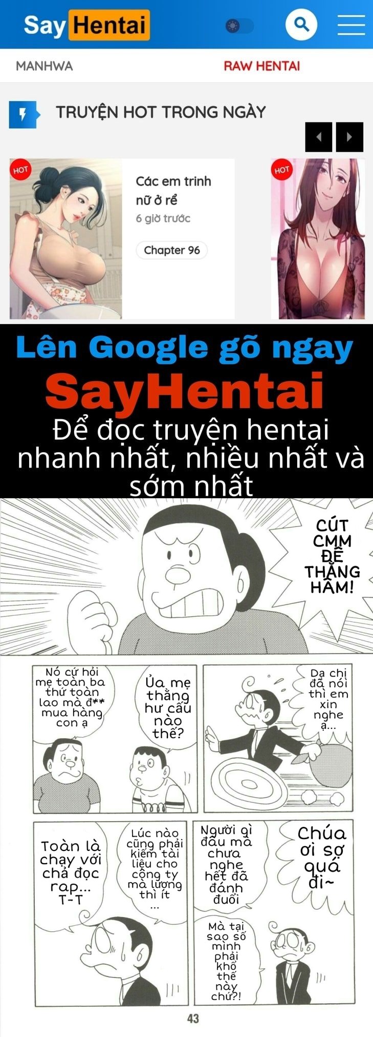 manhwax10.com - Truyện Manhwa Tuyển Tập Doraemon Doujinshi 18+ Chương 39 M Xuka v ch ng b o ch Trang 1