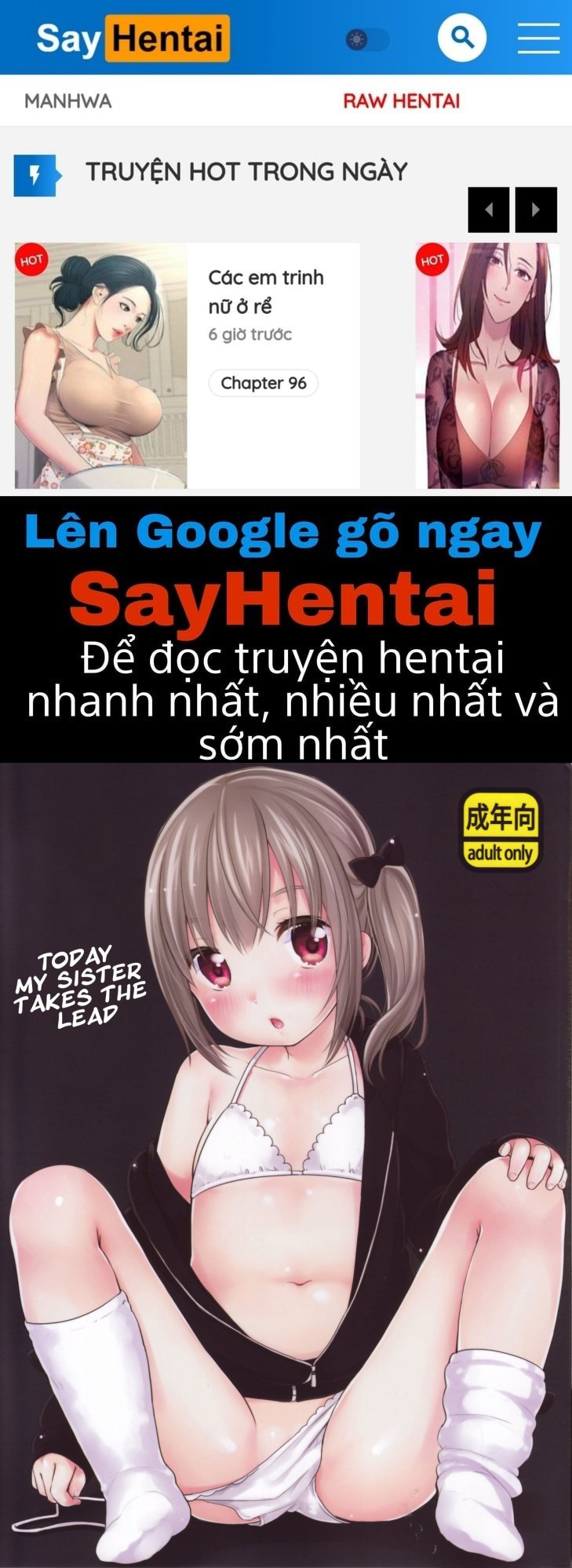 manhwax10.com - Truyện Manhwa Kyou wa Imouto ga Seme Chương Oneshot Trang 1