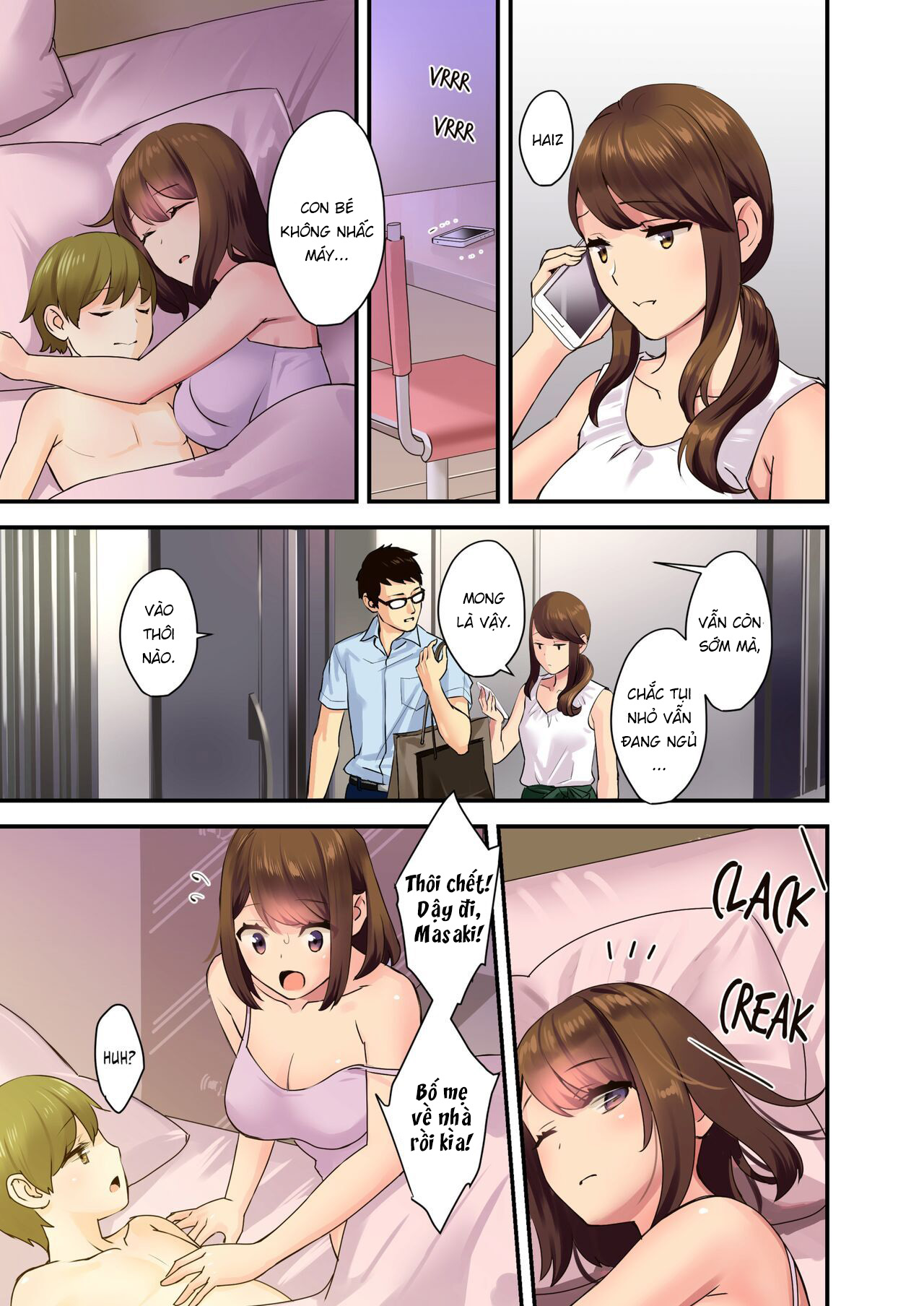 manhwax10.com - Truyện Manhwa Khi ba mẹ vắng nhà... Chương Oneshot Trang 36