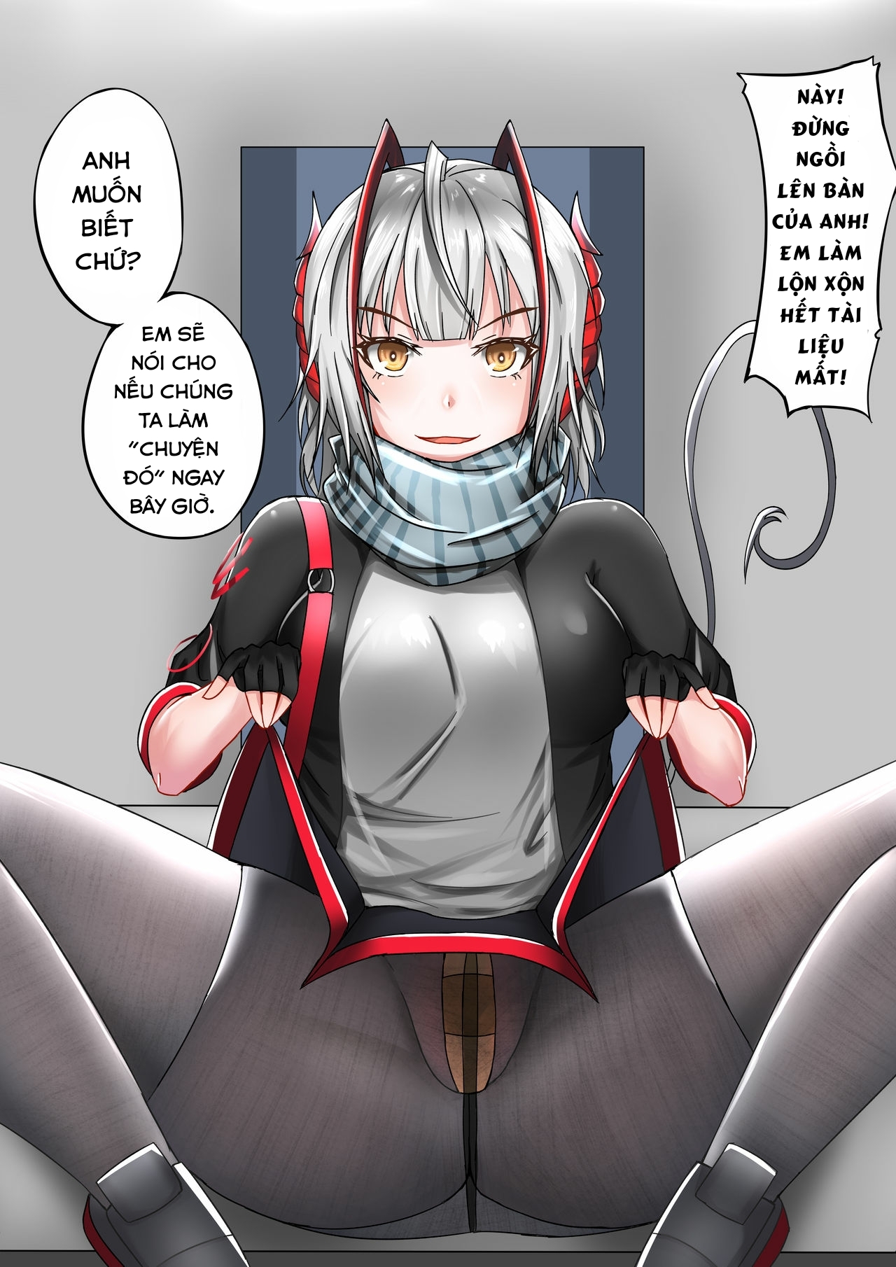 manhwax10.com - Truyện Manhwa Cô Gái Ác Quỷ Ấy Cũng Là Người Tôi Yêu. (Arknights) Chương C G i c Qu y C ng L Ng i T i Y u Arknights Oneshot Trang 6