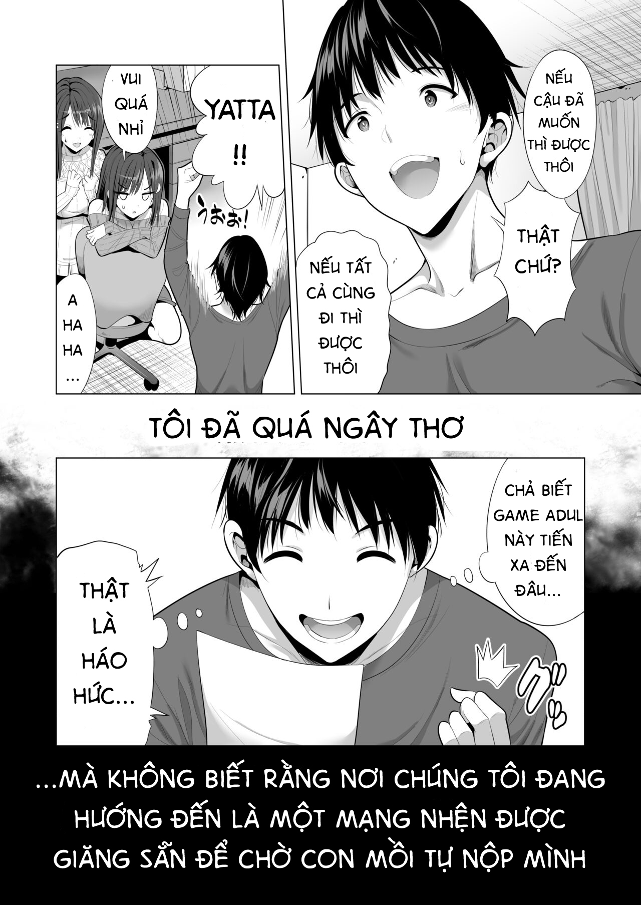 manhwax10.com - Truyện Manhwa Kumo no Su ni Torawareta Ore no Kanojo-tachi Chương Oneshot Trang 3