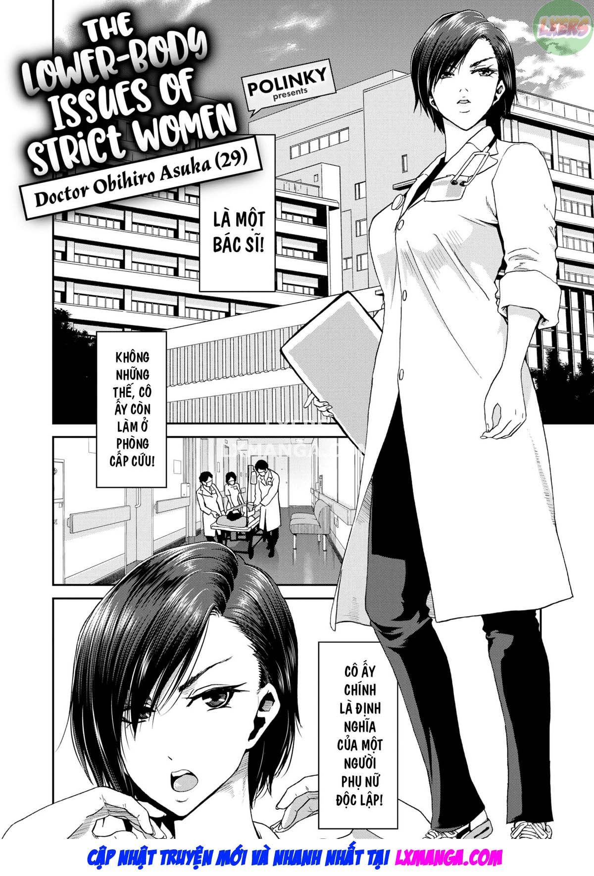 manhwax10.com - Truyện Manhwa The Lower-Body Issues of Strict Women - Doctor Obihiro Asuka Chương Oneshot Trang 5