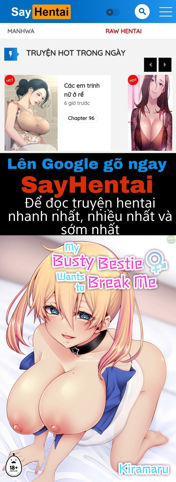 manhwax10.com - Truyện Manhwa My Busty Bestie Wants to Break Me Chương Oneshot Trang 1