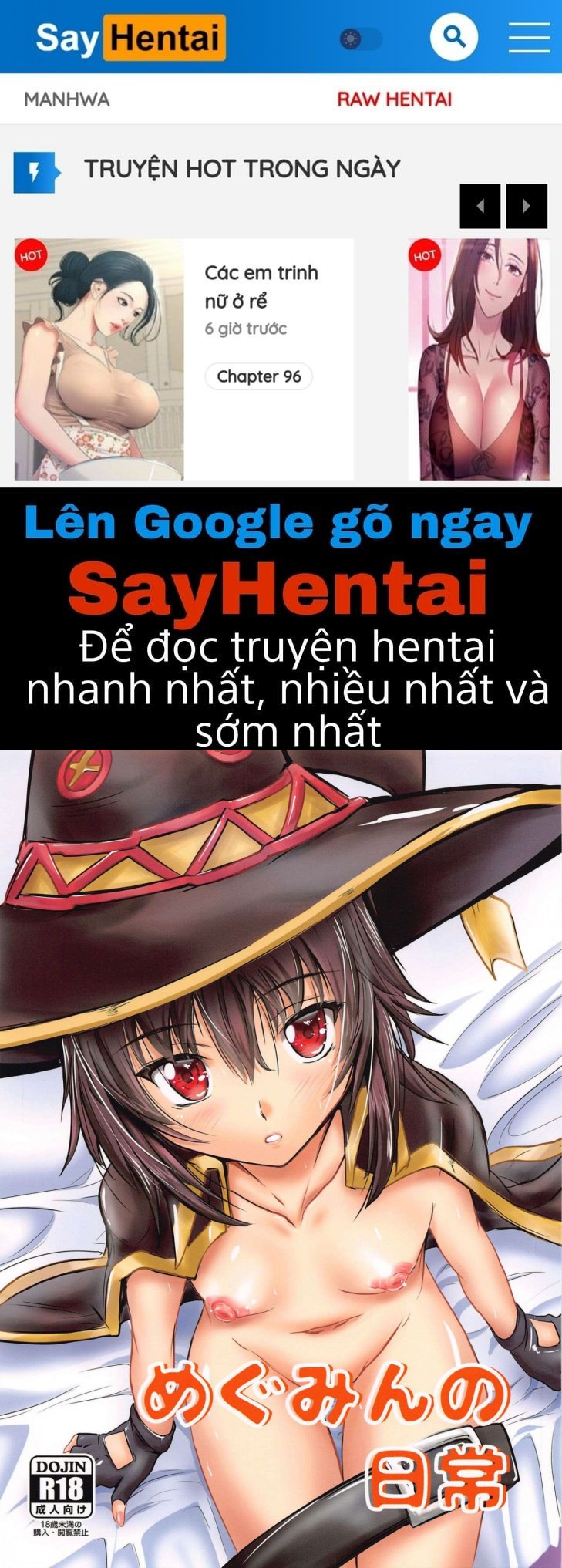 manhwax10.com - Truyện Manhwa Megumin's Daily Life Chương Oneshot Trang 1