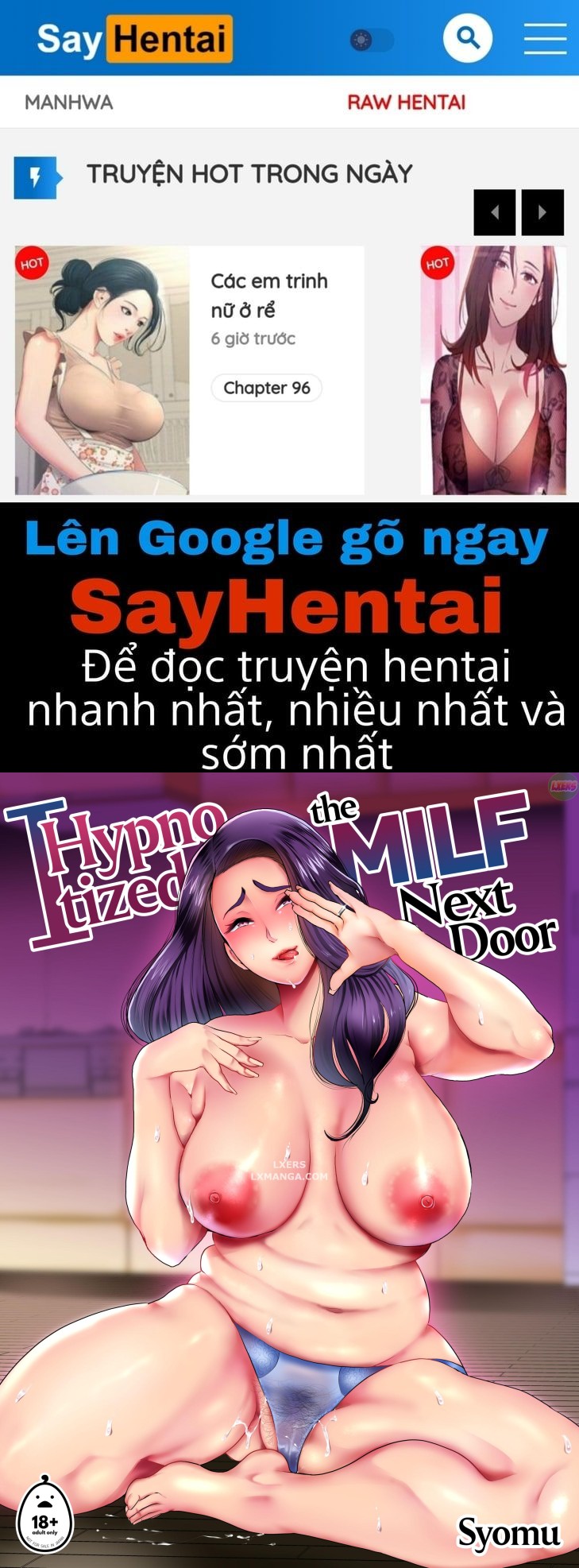 manhwax10.com - Truyện Manhwa I Hypnotized the MILF Next Door Chương Oneshot Trang 1