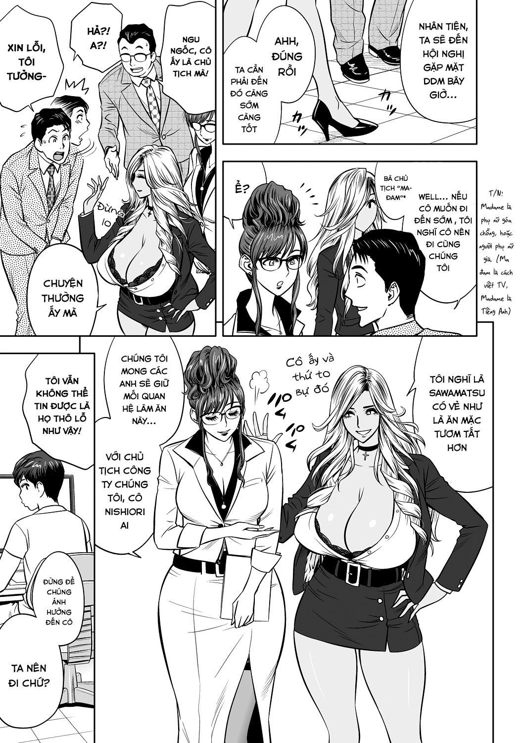 manhwax10.com - Truyện Manhwa Gal Ane Shachou to Harem Office ~SEX wa Gyoumu ni Fukumimasu ka? Chương 2 Trang 4