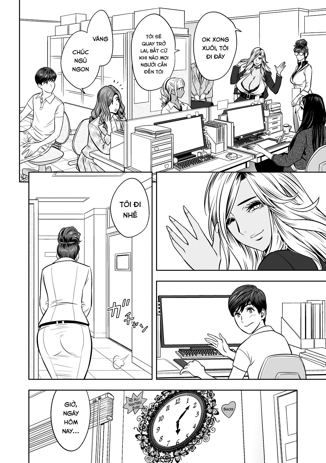 manhwax10.com - Truyện Manhwa Gal Ane Shachou to Harem Office ~SEX wa Gyoumu ni Fukumimasu ka? Chương 2 Trang 5