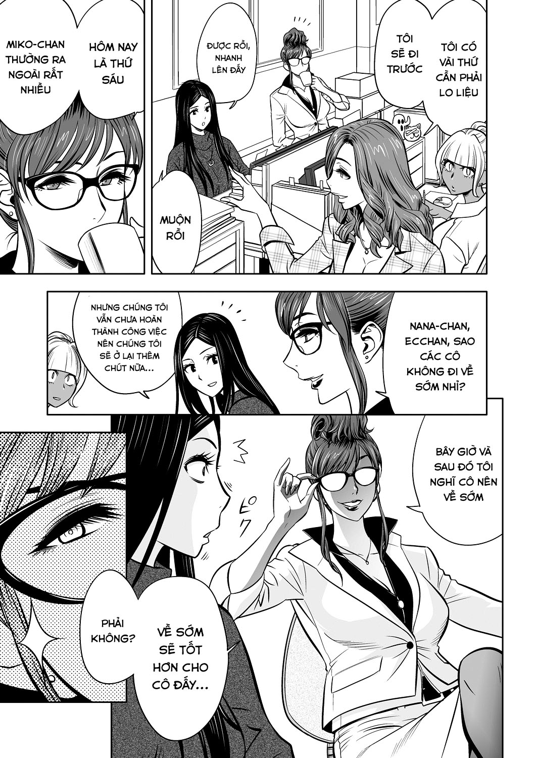 manhwax10.com - Truyện Manhwa Gal Ane Shachou to Harem Office ~SEX wa Gyoumu ni Fukumimasu ka? Chương 2 Trang 6