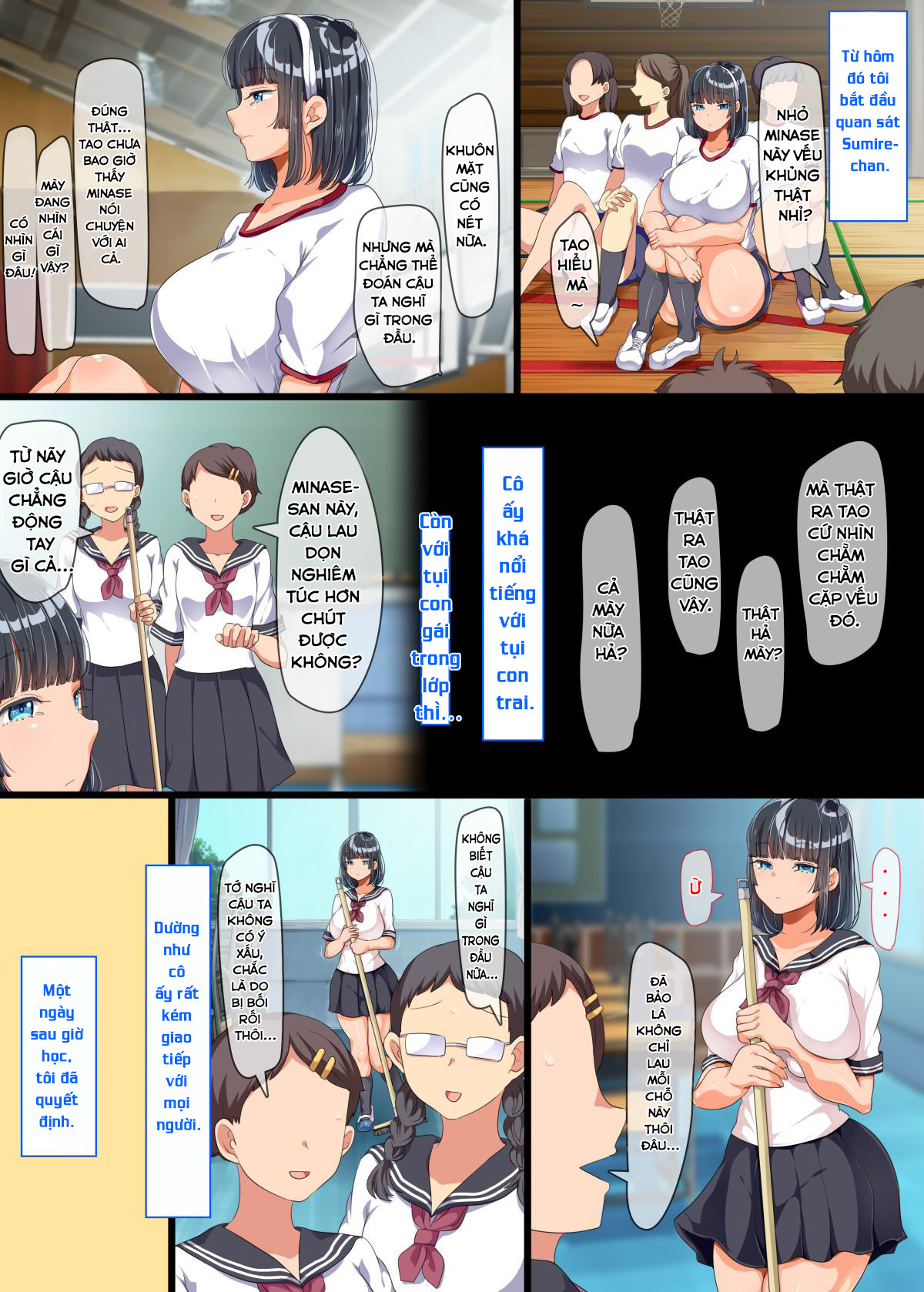 manhwax10.com - Truyện Manhwa Onaji Class ni Natta Muboubi Muteikou Kyonyuu Bishoujo Sumire-chan ni Yaritai Houdai na Shingakki Chương 1 Trang 4