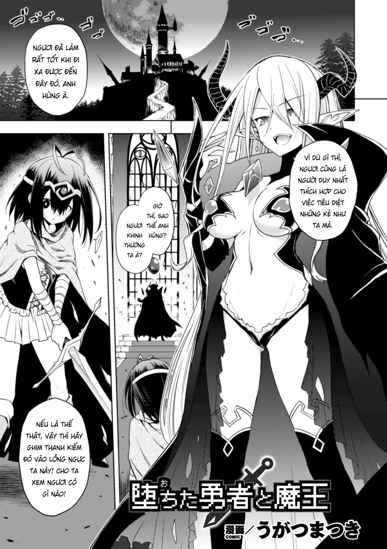 manhwax10.com - Truyện Manhwa The Fallen Hero And TheDemon King Chương Oneshot Trang 2