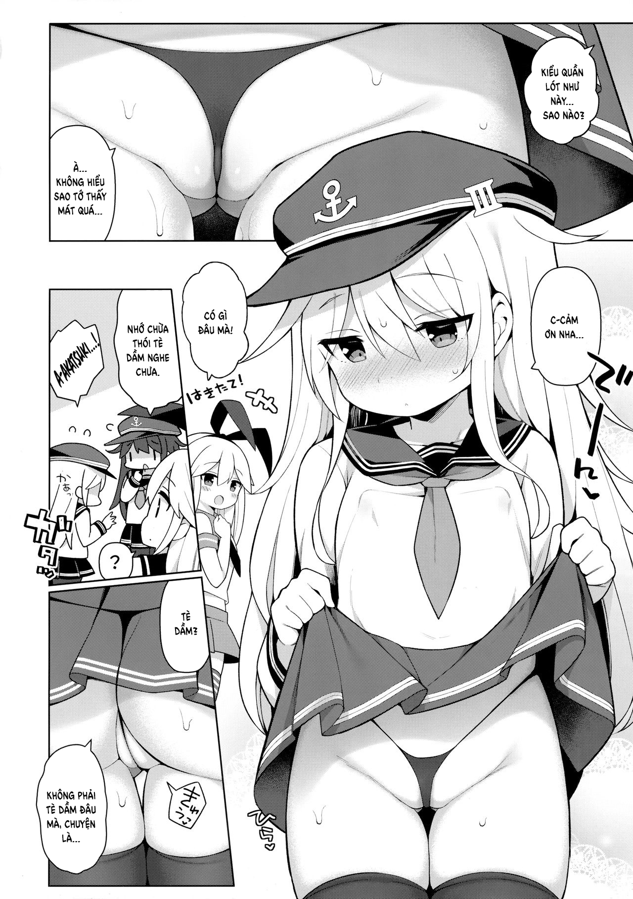 manhwax10.com - Truyện Manhwa Hibiki-chan Himitsu no Hatsu Sounyuu -(Kantai Collection -KanColle-) Chương Oneshot Trang 6