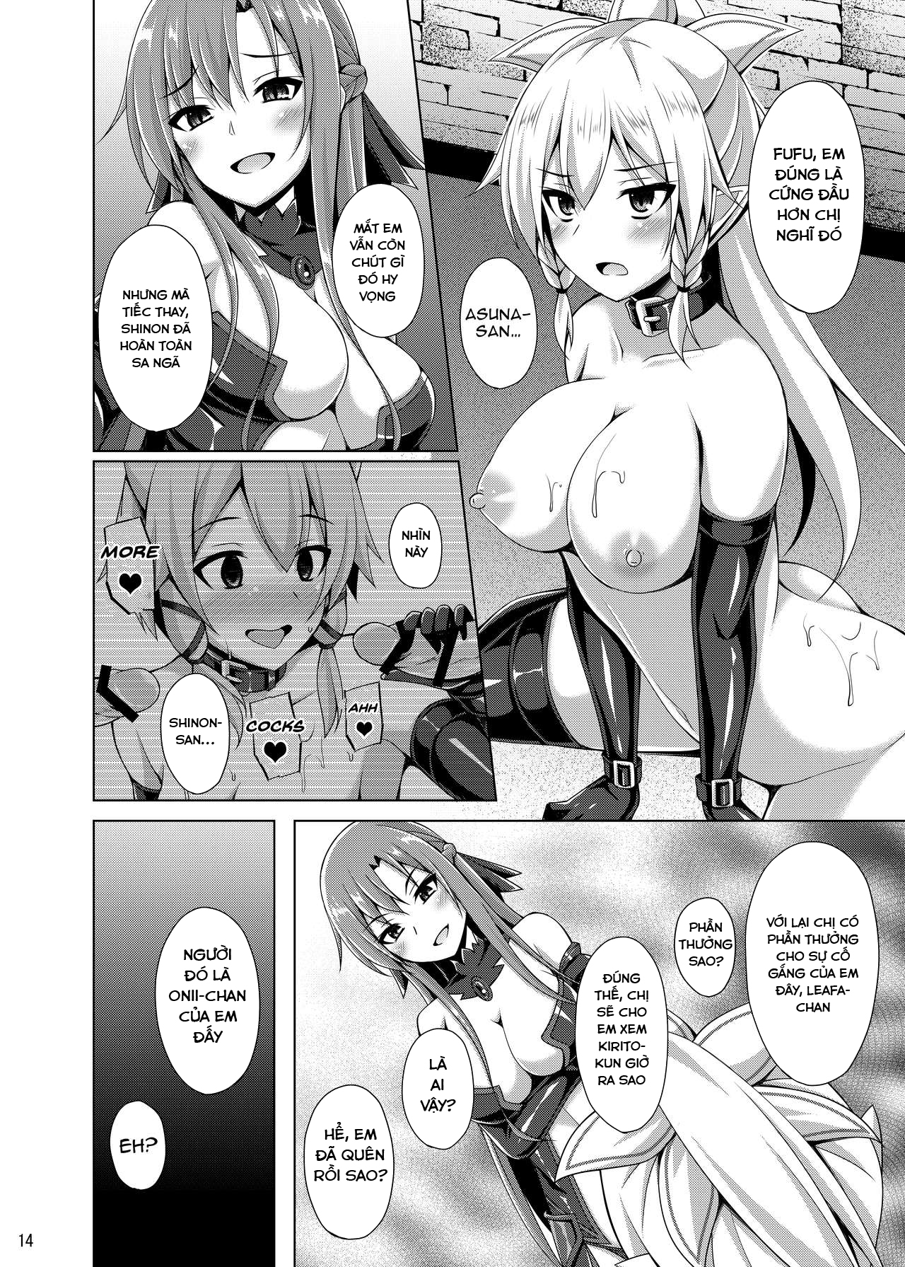 manhwax10.com - Truyện Manhwa Kanojo wa Mou ...Onii-chan... to wa Yonde Kurenai... (Sword Art Online) Chương Oneshot Trang 12