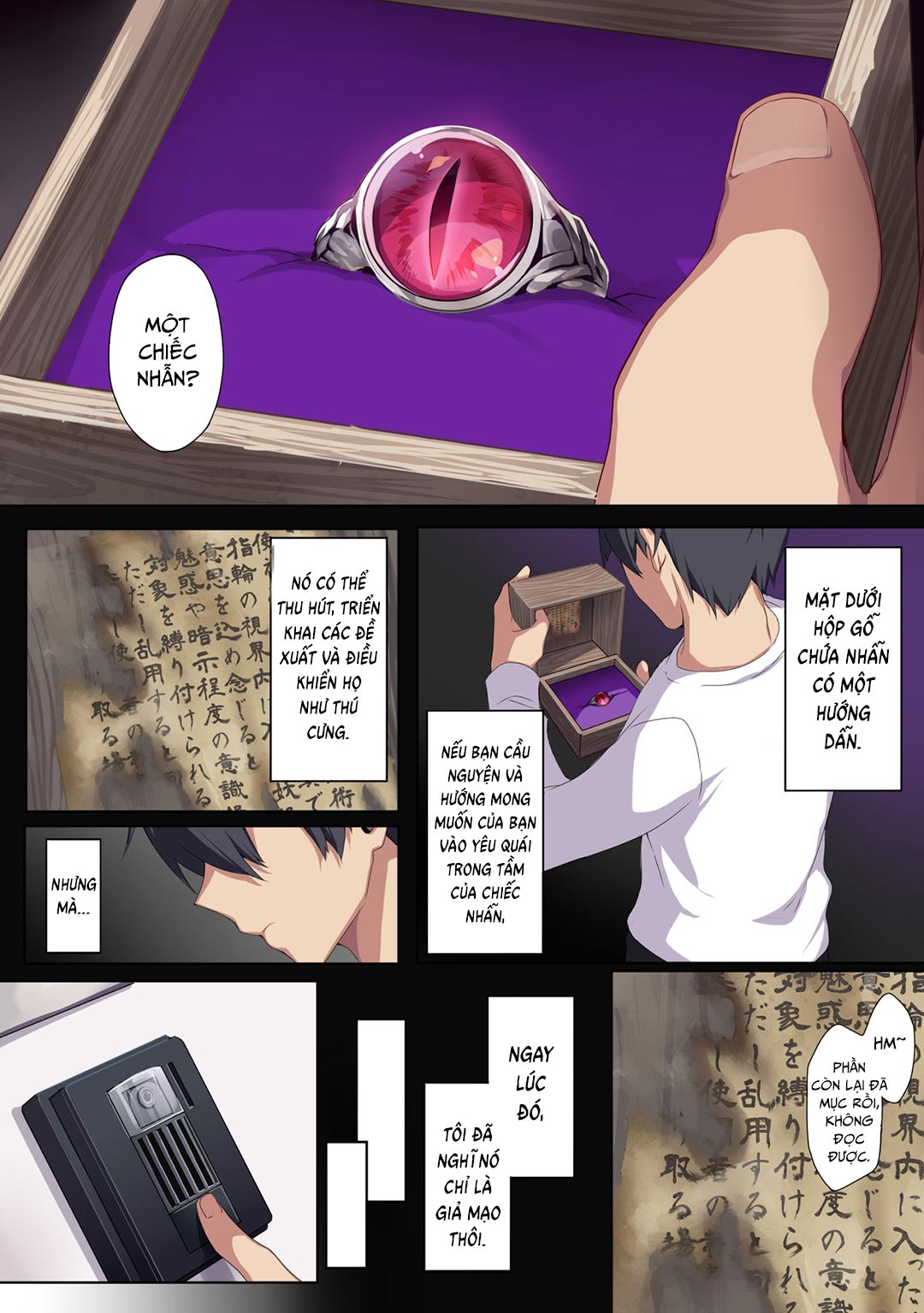 manhwax10.com - Truyện Manhwa Hitozukiai Ga Nigate Na Miboujin No Yukionna-San To Noroi No Yubiwa Chương 1 C che Trang 13