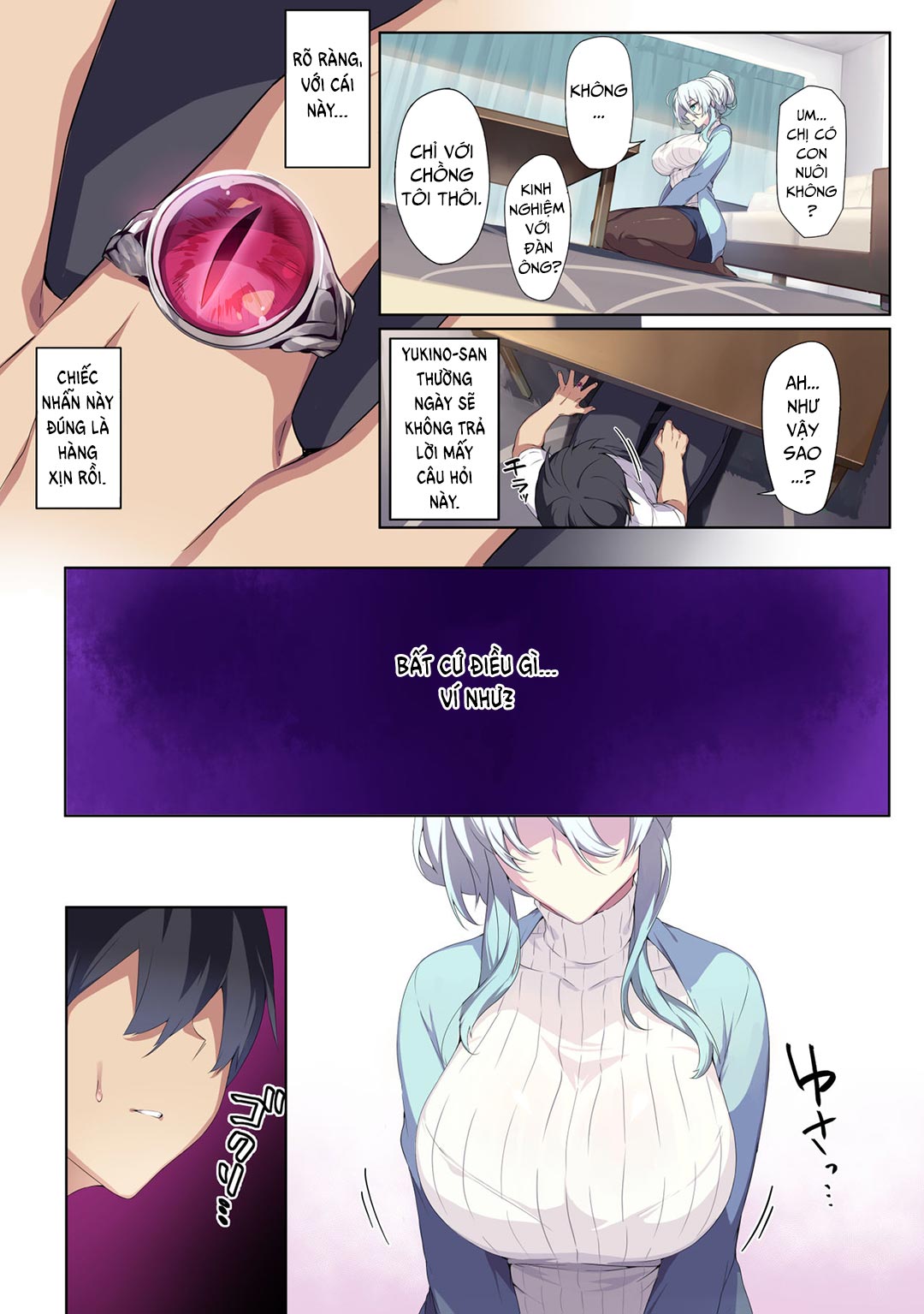 manhwax10.com - Truyện Manhwa Hitozukiai Ga Nigate Na Miboujin No Yukionna-San To Noroi No Yubiwa Chương 1 C che Trang 17