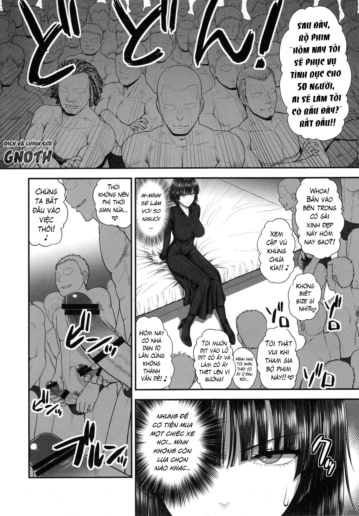 manhwax10.com - Truyện Manhwa FUBUKI vs 50 MEN (One Punch Man) (bản đẹp) Chương Oneshot Trang 6