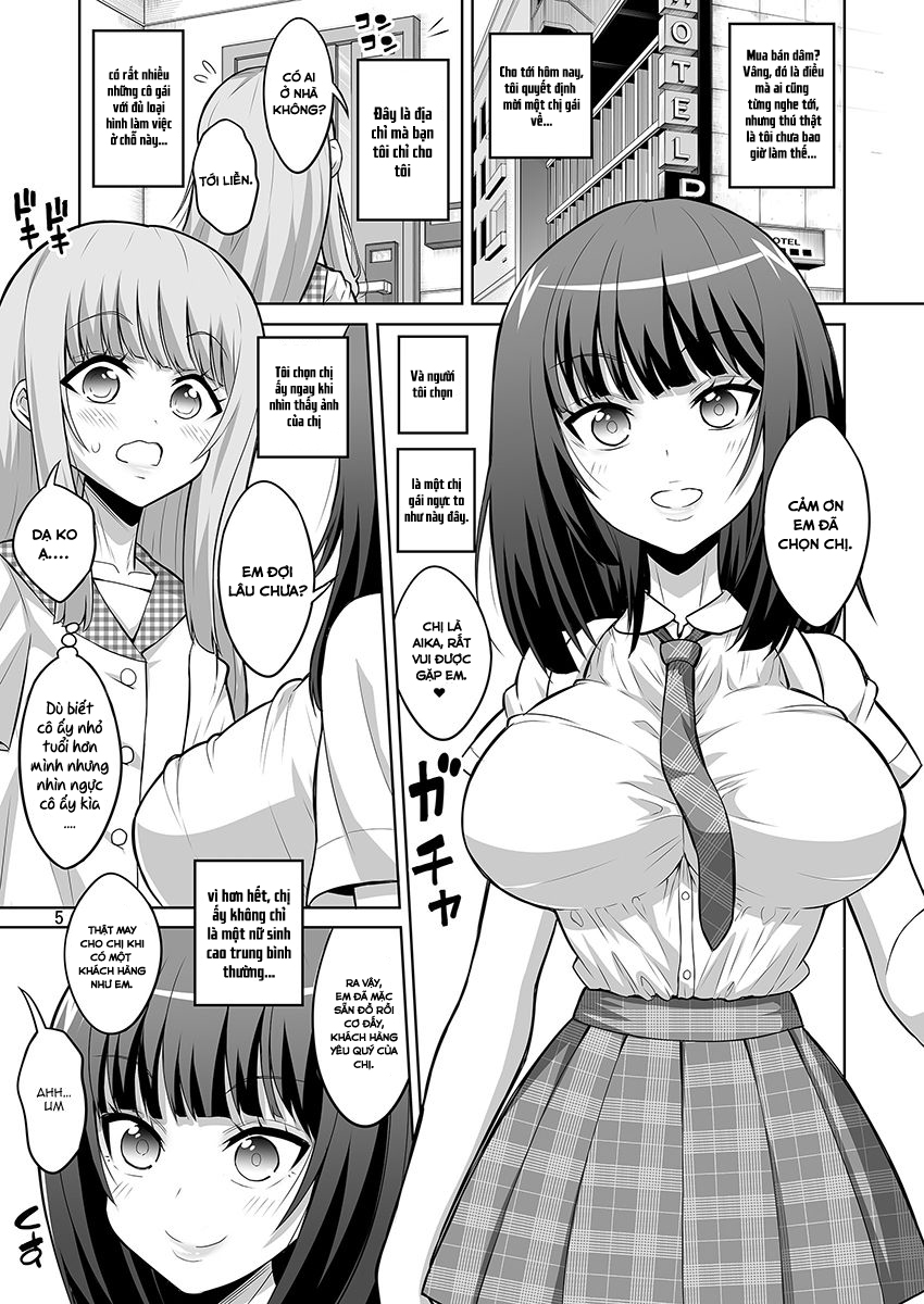 manhwax10.com - Truyện Manhwa Otokonoko ga Futanari JK DeliHeal o Yondara Byou de Mesu Ochi Chương Oneshot Trang 4